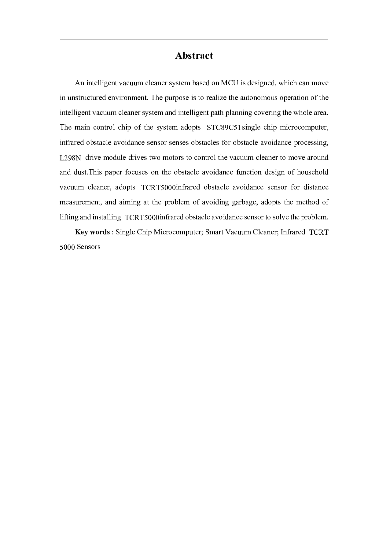 家用吸尘器的控制系统设计-4637字.pdf 第2页