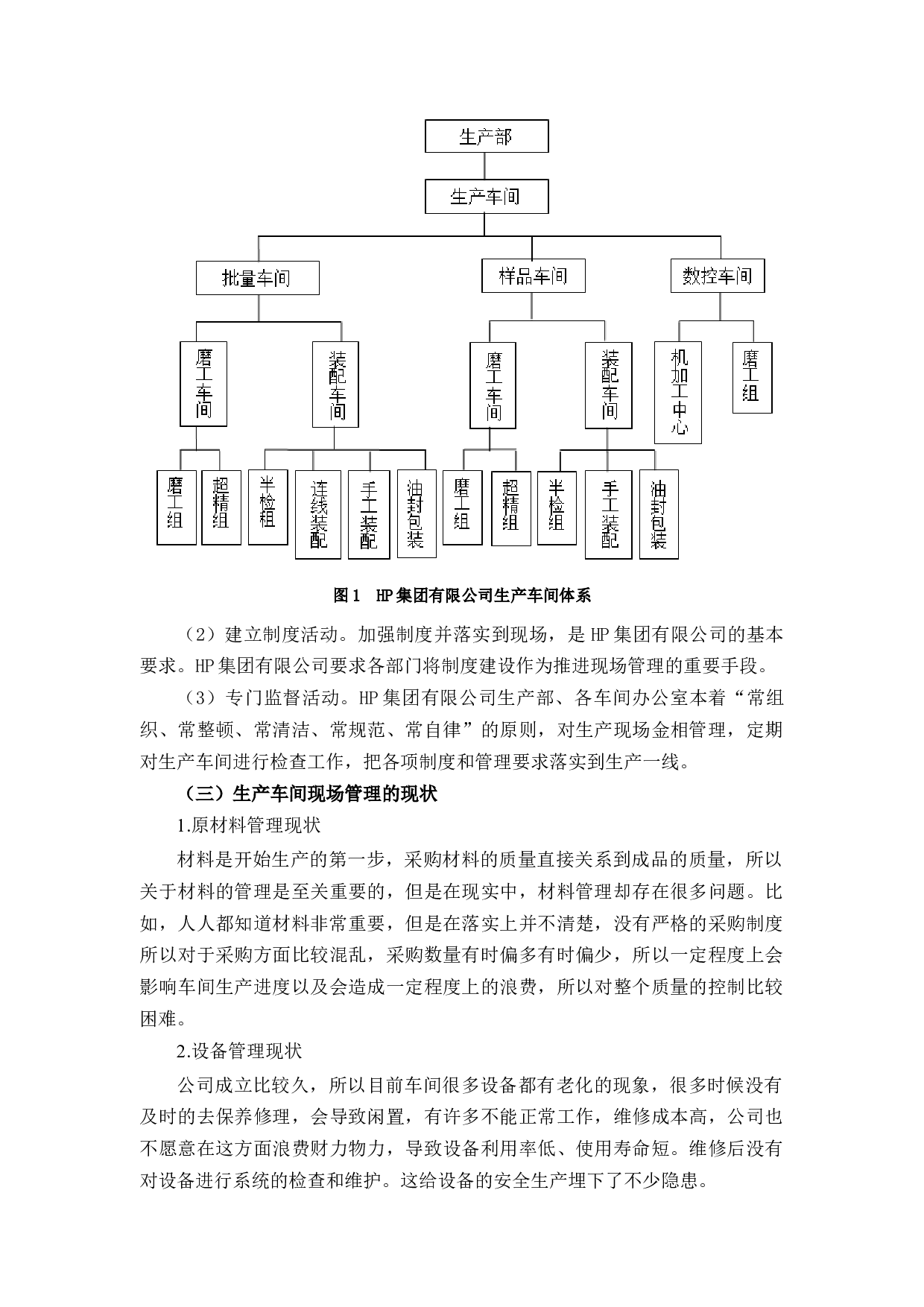 HP集团有限公司生产车间现场管理存在的问题及优化措施-9461字.docx 第7页