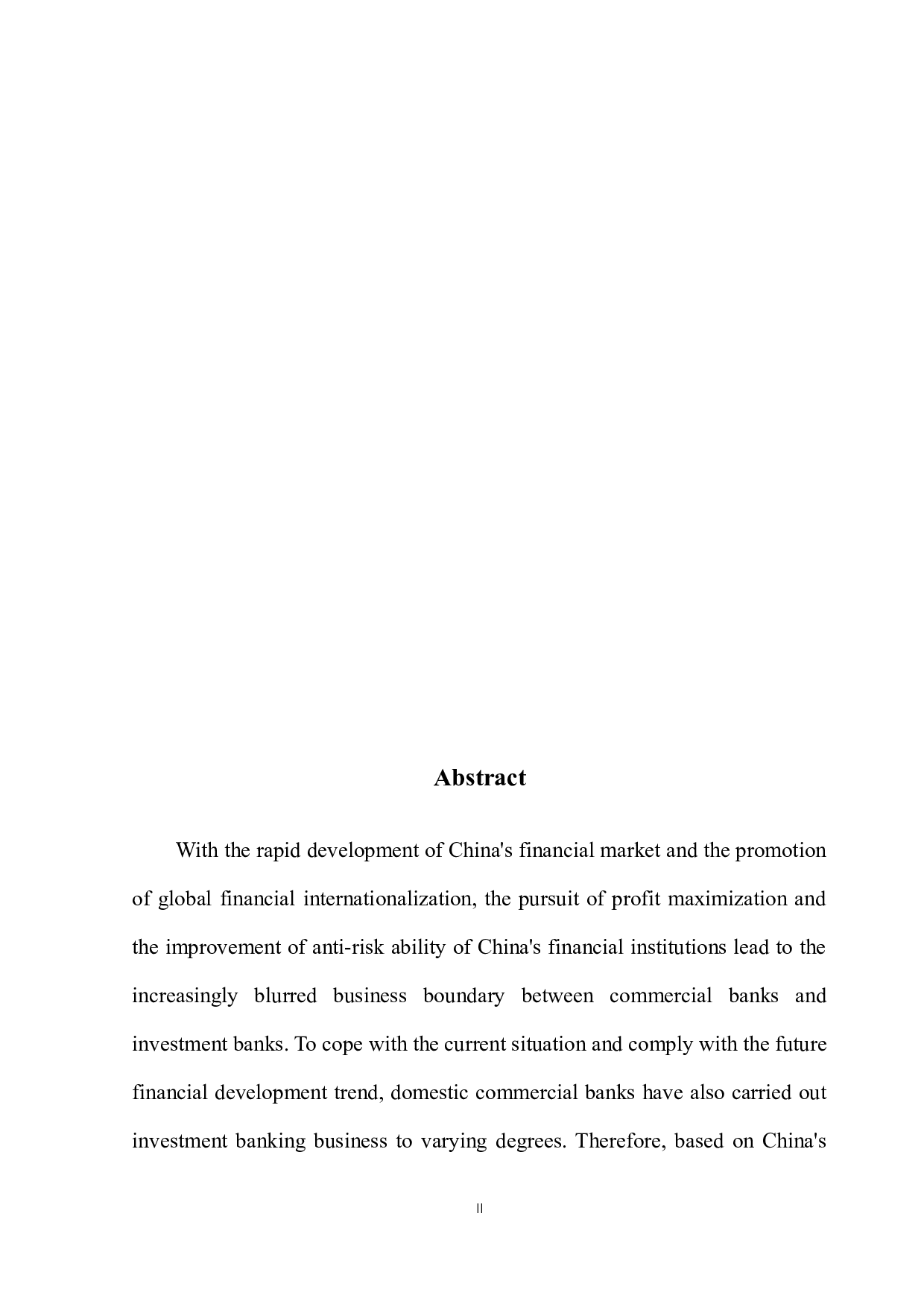 商业银行开展投资银行业务风险控制研究&mdash;&mdash;以中国工商银行为例-11888字.docx 第3页