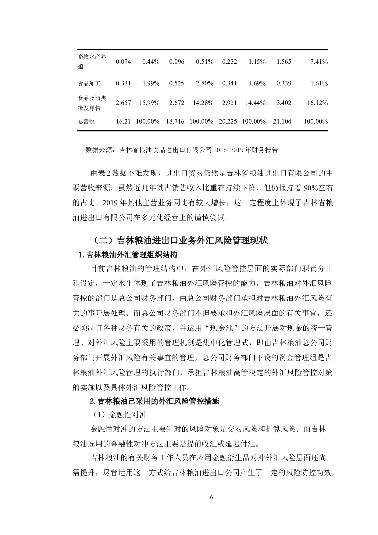 吉林粮油进出口业务外汇风险管理研究-11367字.doc 第10页