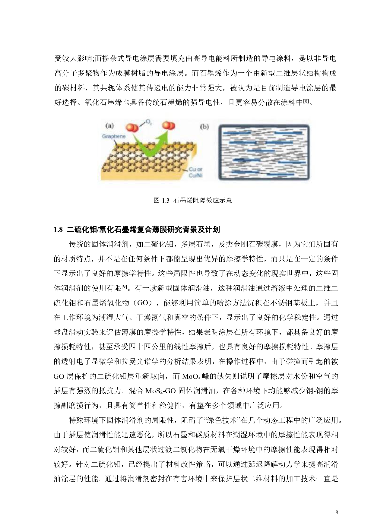 二硫化钼_氧化石墨烯复合薄膜摩擦学性能研究_二硫化钼纳米材料维度的影响-17083字.pdf 第10页