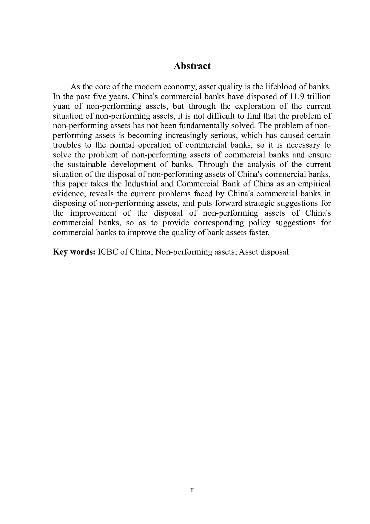 论我国商业银行不良资产处置策略&mdash;&mdash;以中国工商银行为例-9306字.doc 第3页