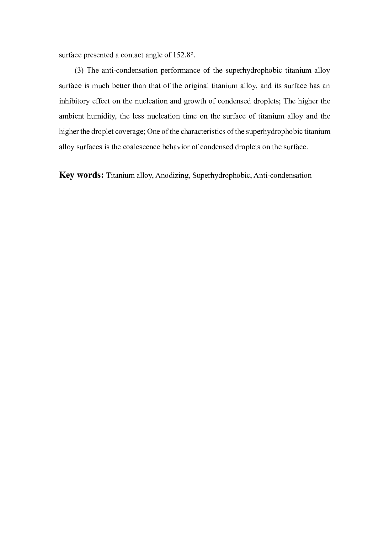 钛合金表面超疏水涂层的防冷凝性研究-17953字.pdf 第2页