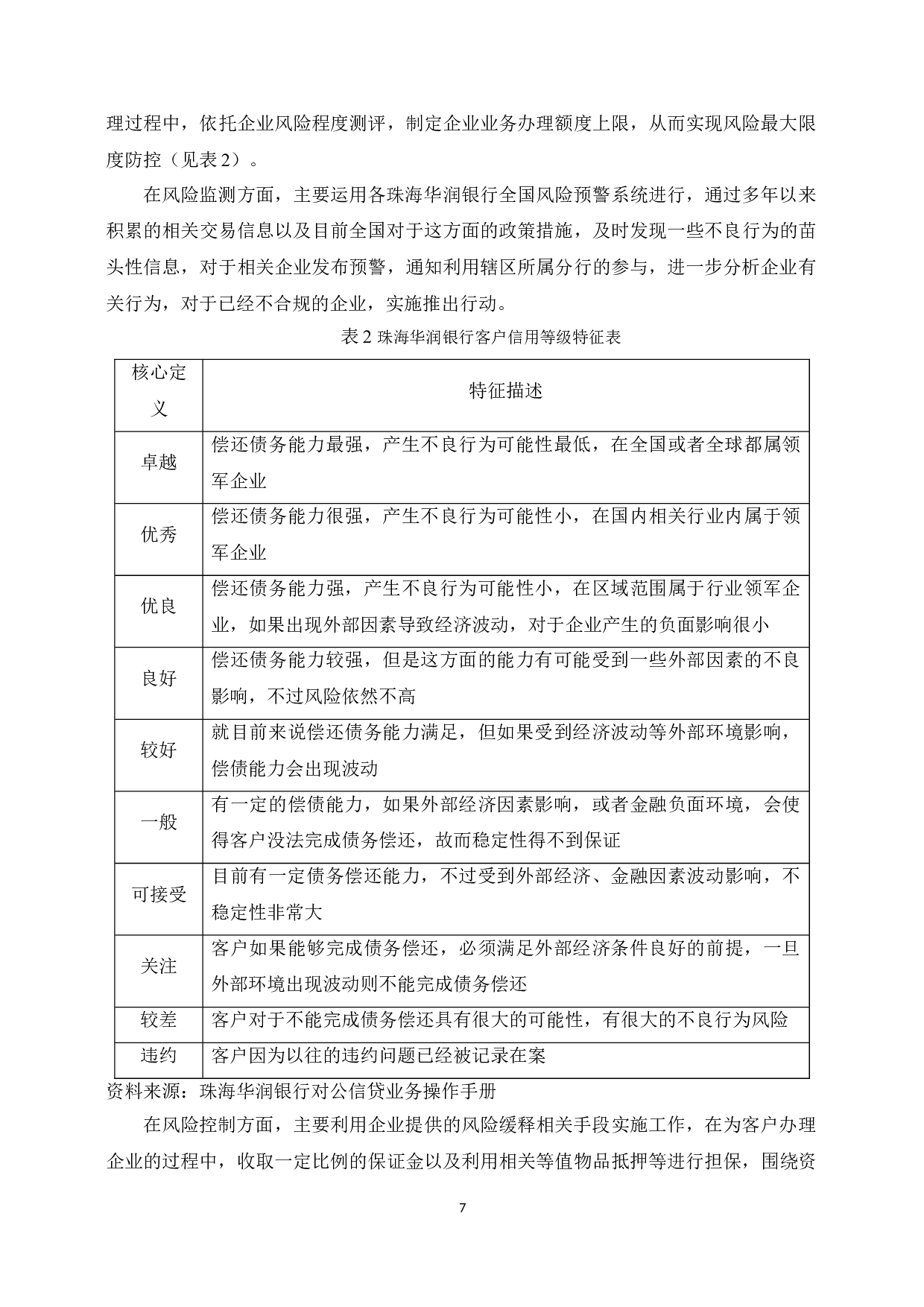 珠海华润银行贸易金融发展中的问题和对策研究-8629字.doc 第7页