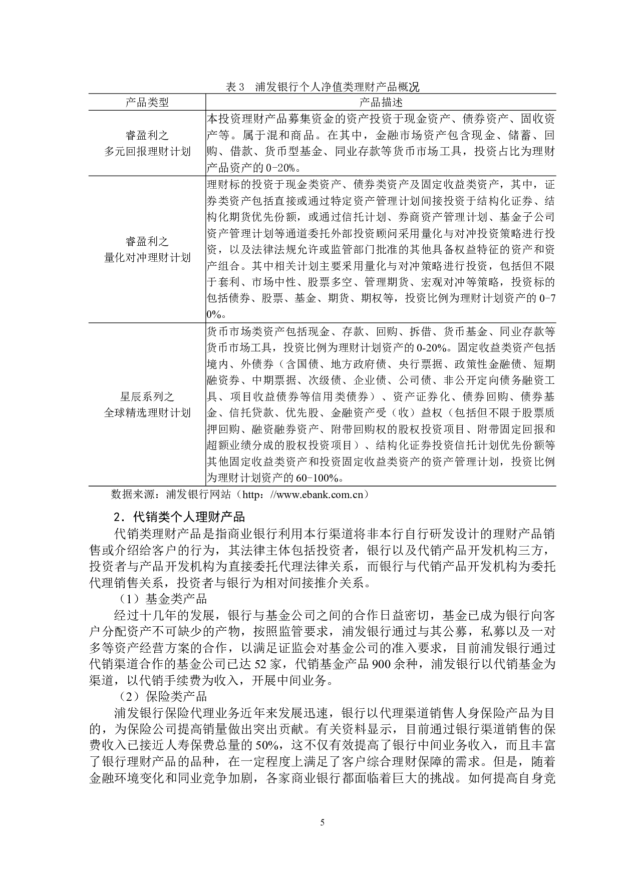 浦发银行个人理财业务营销策略研究-12647字.doc 第8页