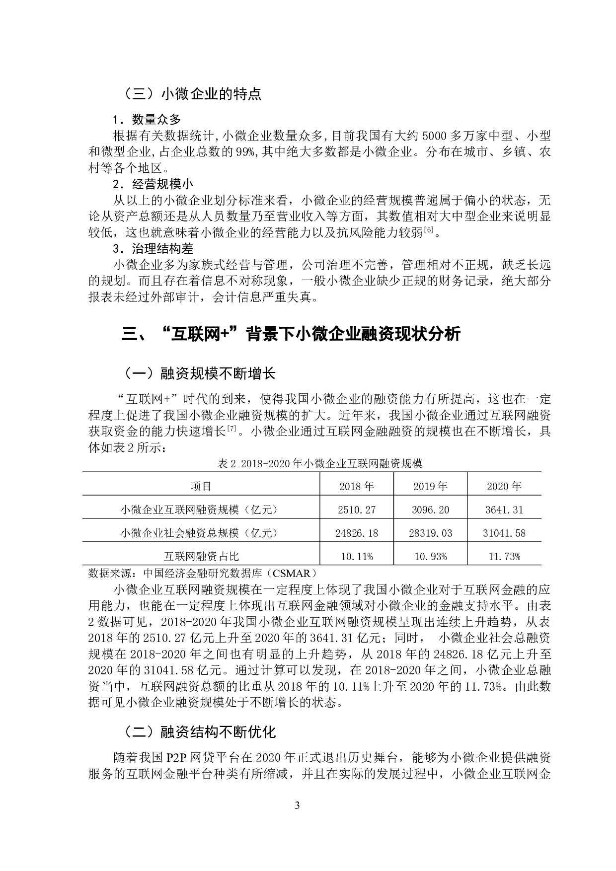 &ldquo;互联网+&rdquo;背景下小微企业融资研究-12395字.doc 第6页