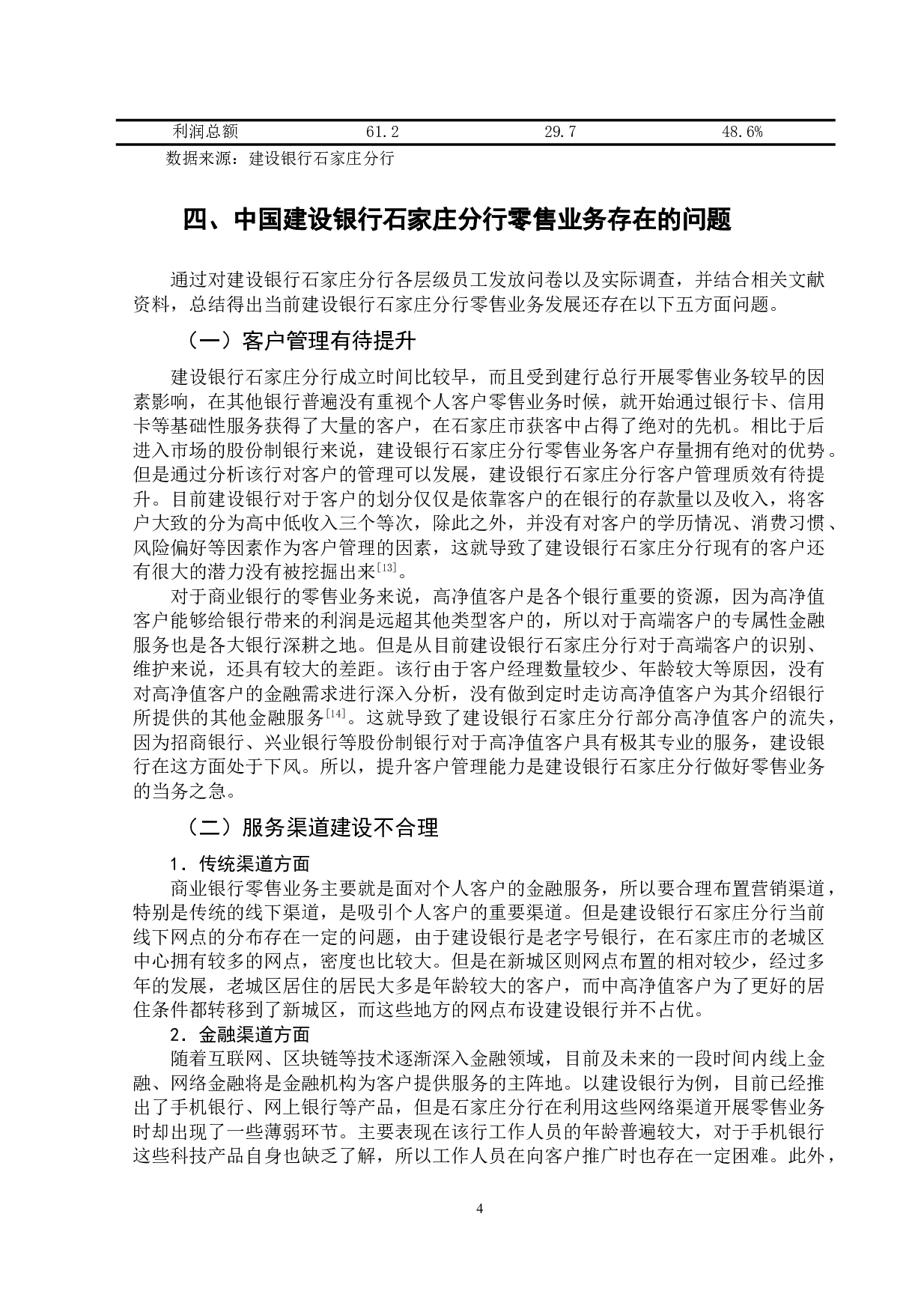 中国建设银行石家庄分行零售业务研究-11286字.doc 第8页