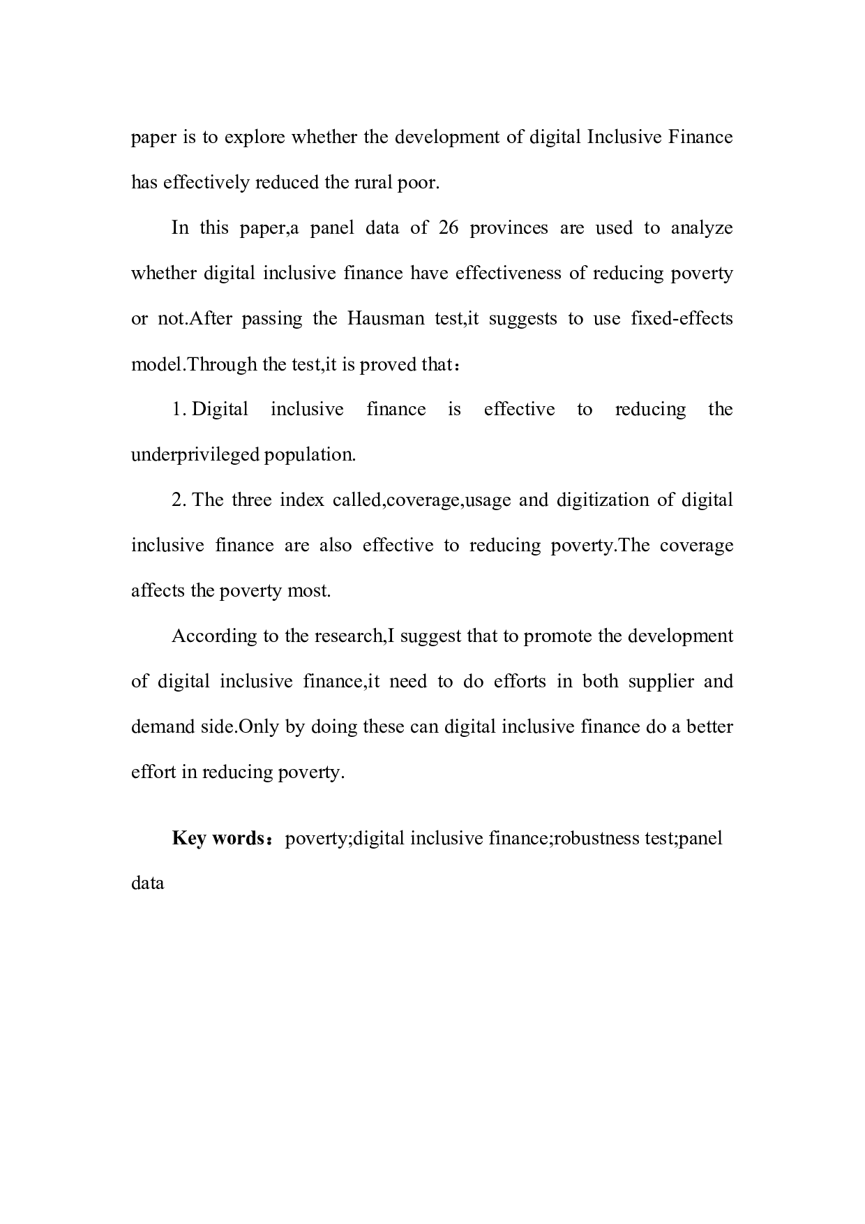 数字普惠金融对农村贫困人口数量影响的研究&mdash;&mdash;基于省际面板数据-11918字.docx 第3页