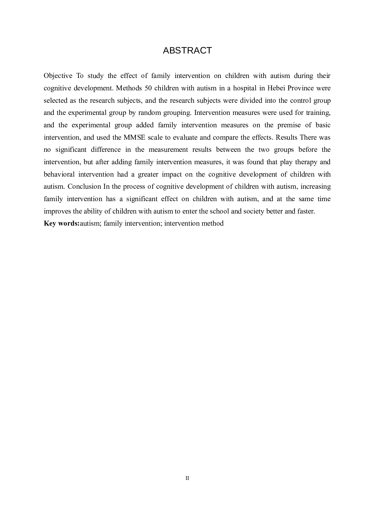 家庭认知干预对自闭症儿童认知发育的帮助-7286字.docx 第2页