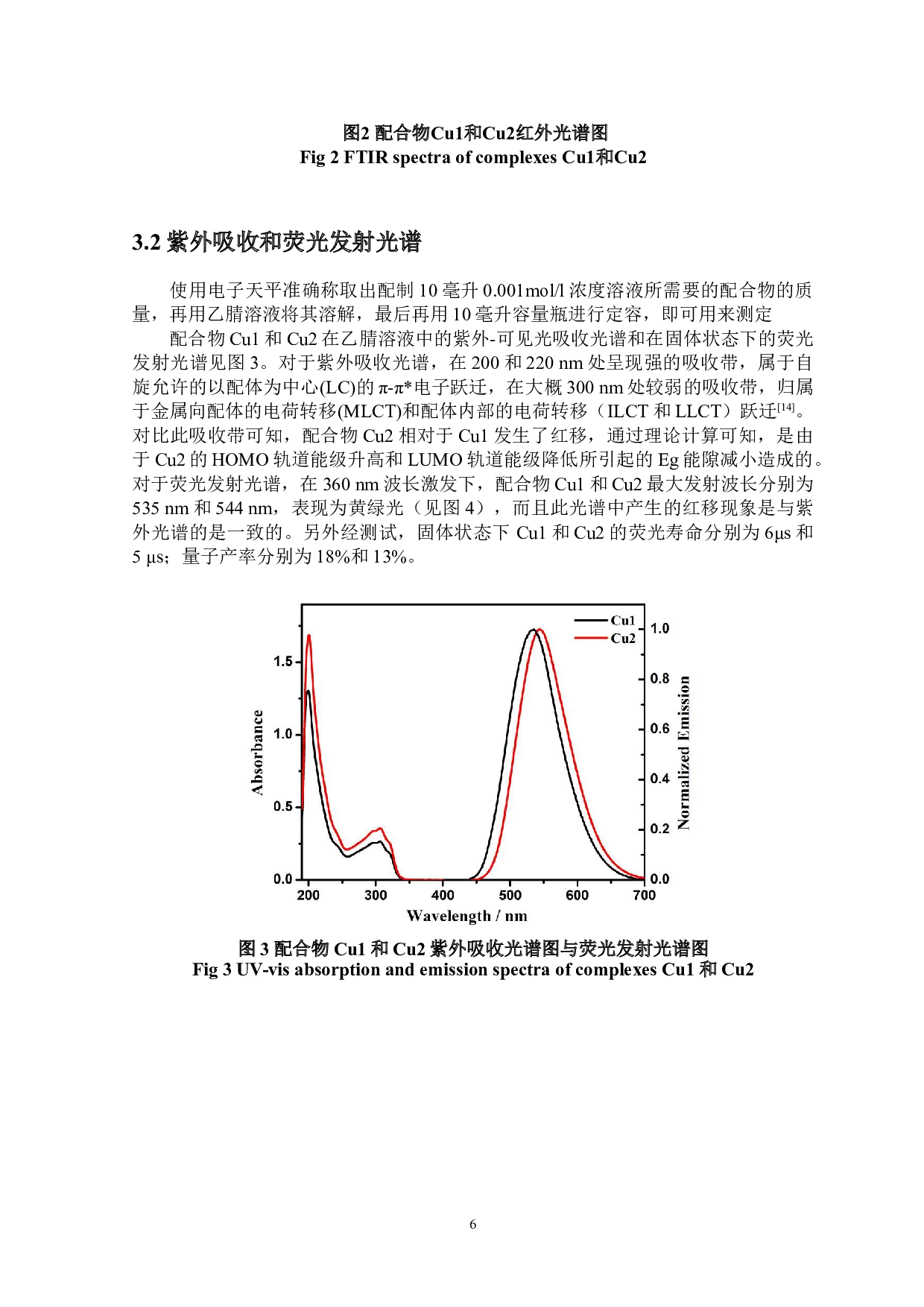 两种新型含二苯基膦类铜(I)配合物的合成及光物理性质研究-5492字.doc 第8页