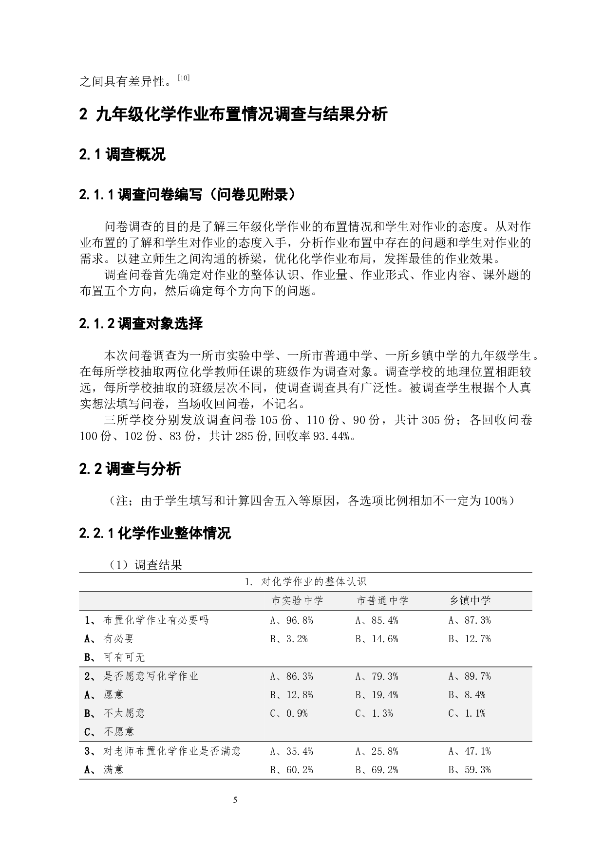 &ldquo;双减&rdquo;背景下教师作业布置调查报告-以初三化学为例-11438字.docx 第9页