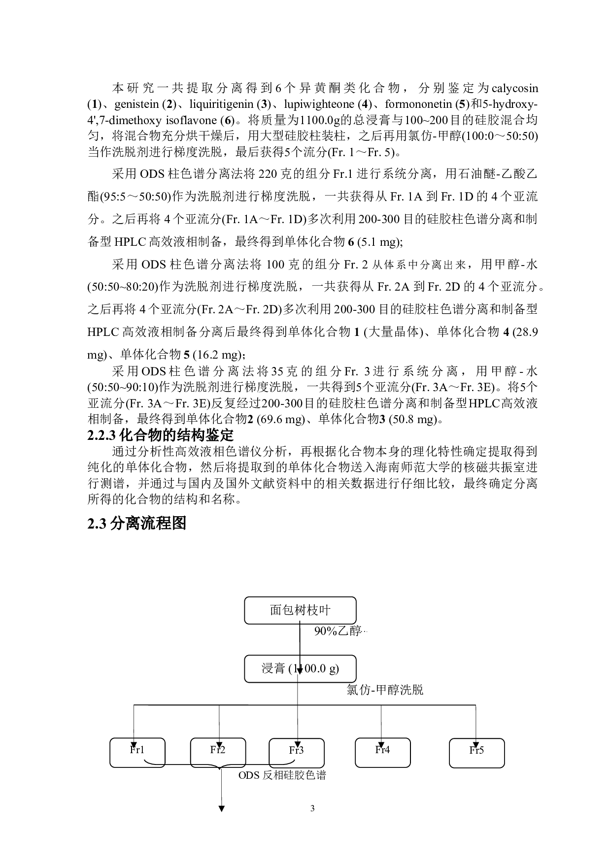 面包树枝叶中异黄酮类化学成分研究-8148字.doc 第6页