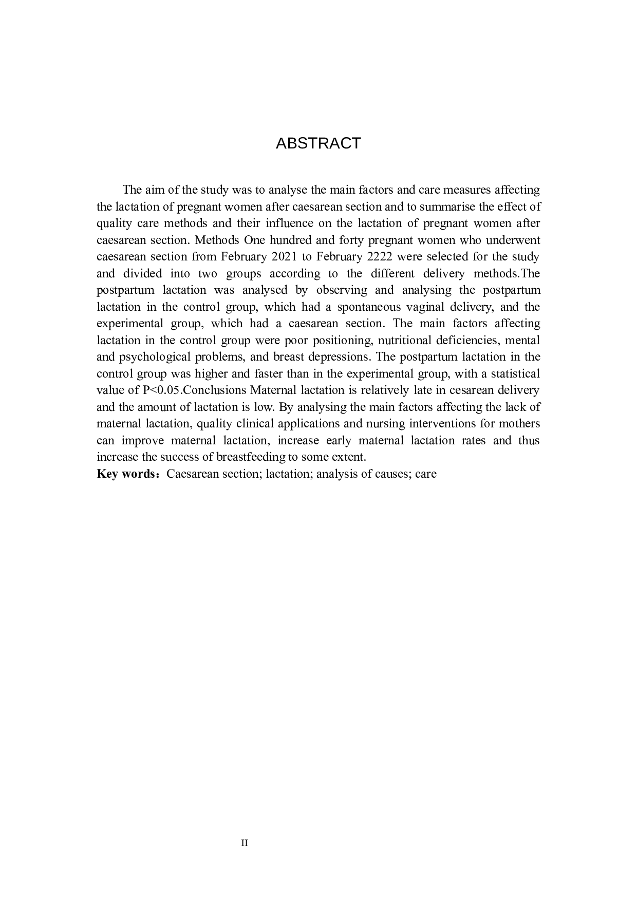 剖宫产术后影响产妇泌乳的原因分析及护理对策-7439字.docx 第2页