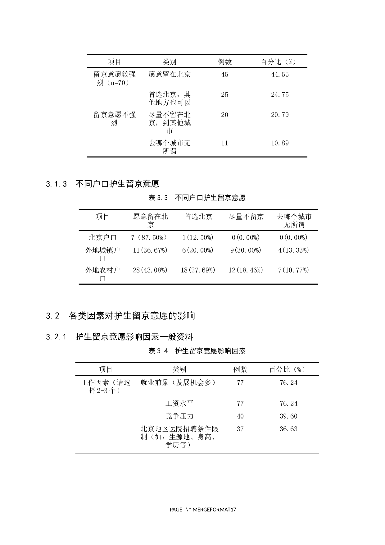 北京地区实习护生留京工作意愿调查研究-9226字.docx 第7页