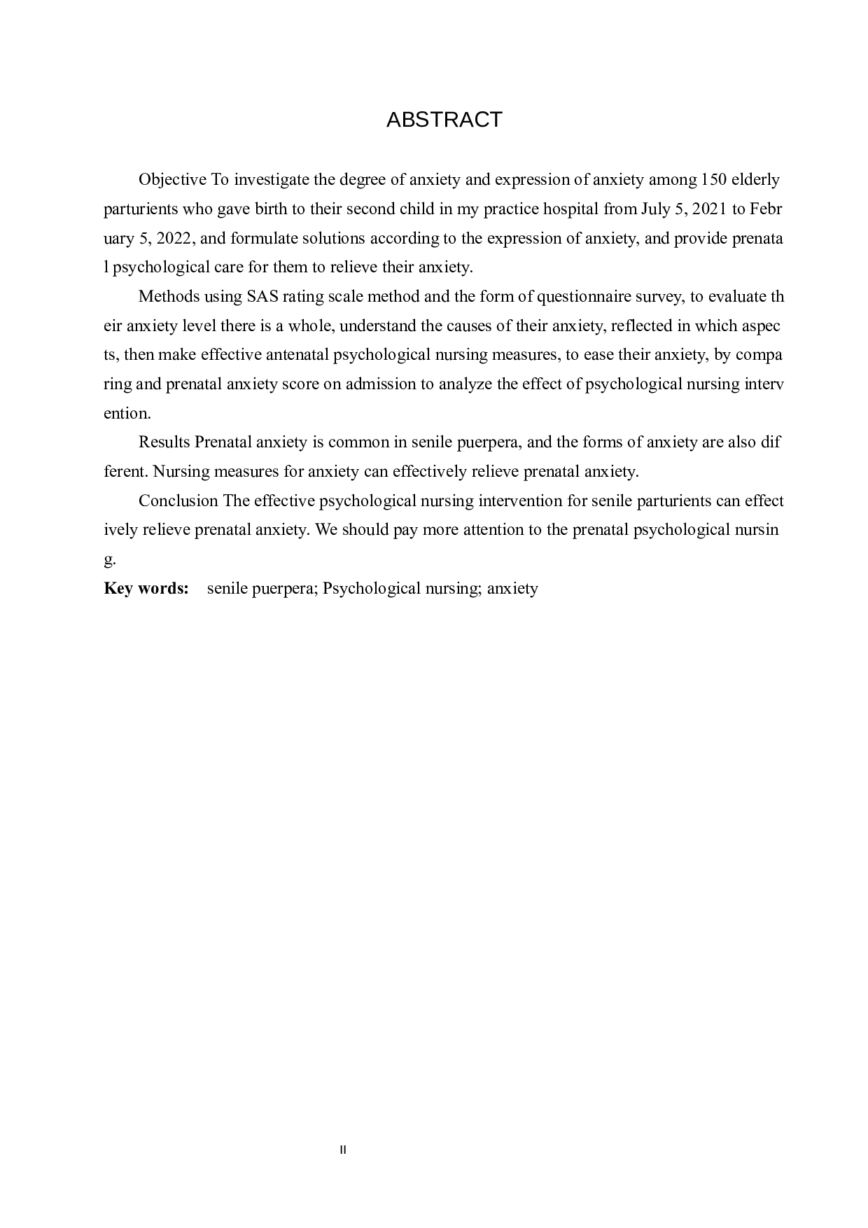 二胎政策下高龄产妇的产前心理护理-8312字.docx 第2页