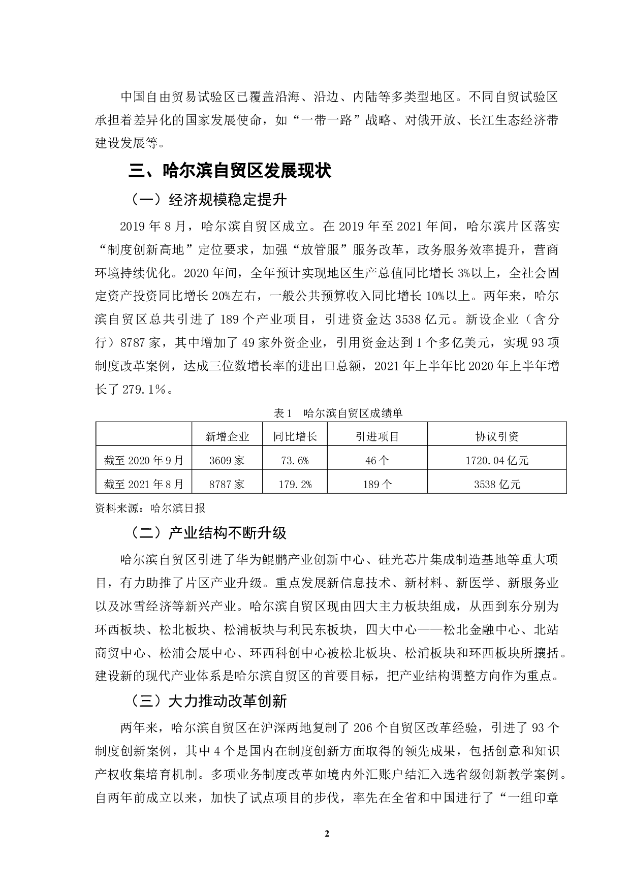 哈尔滨自贸区发展现状研究-10042字.doc 第5页