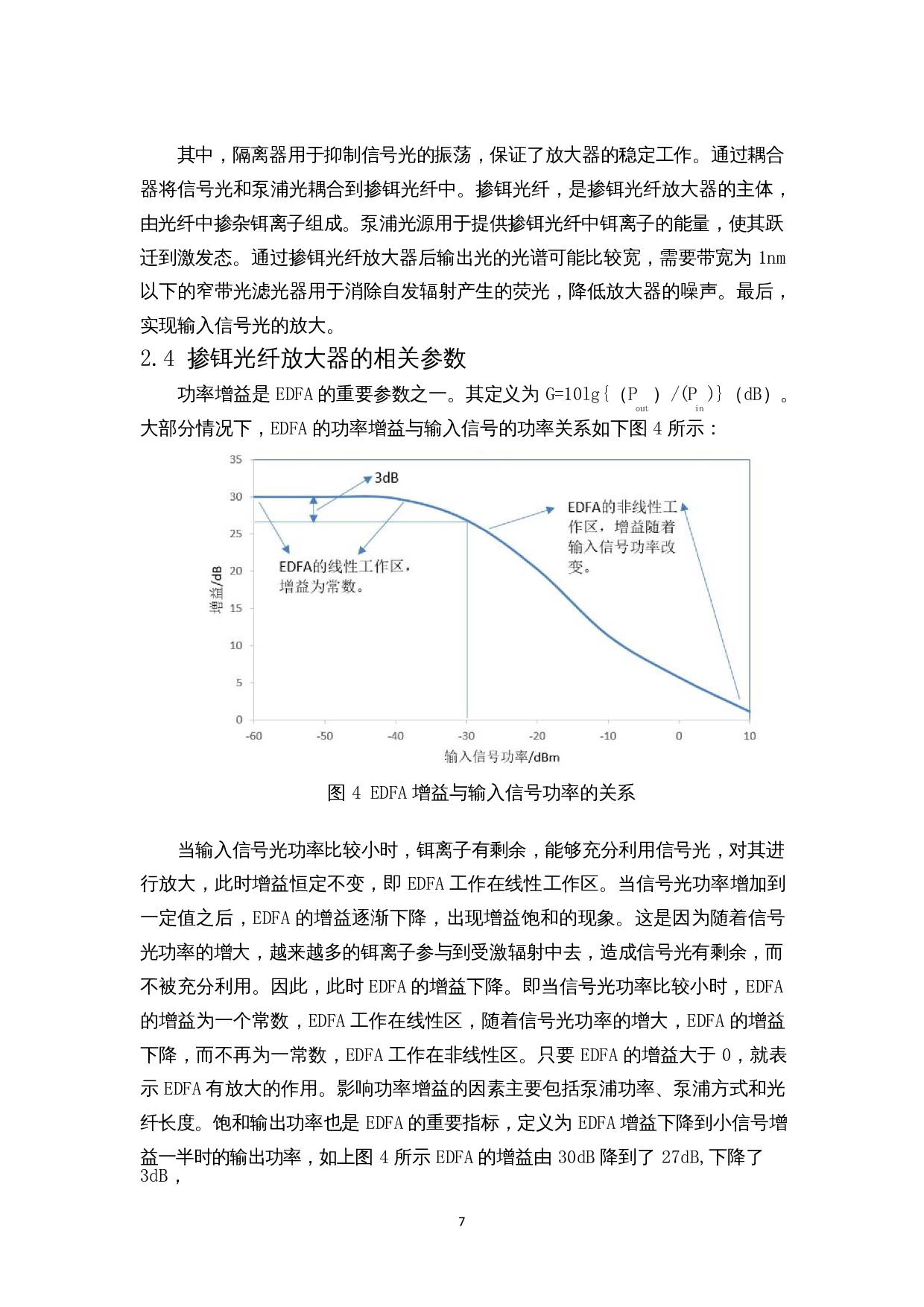980nm半导体激光器泵浦EDFA增益放大特性研究-14267字.docx 第9页