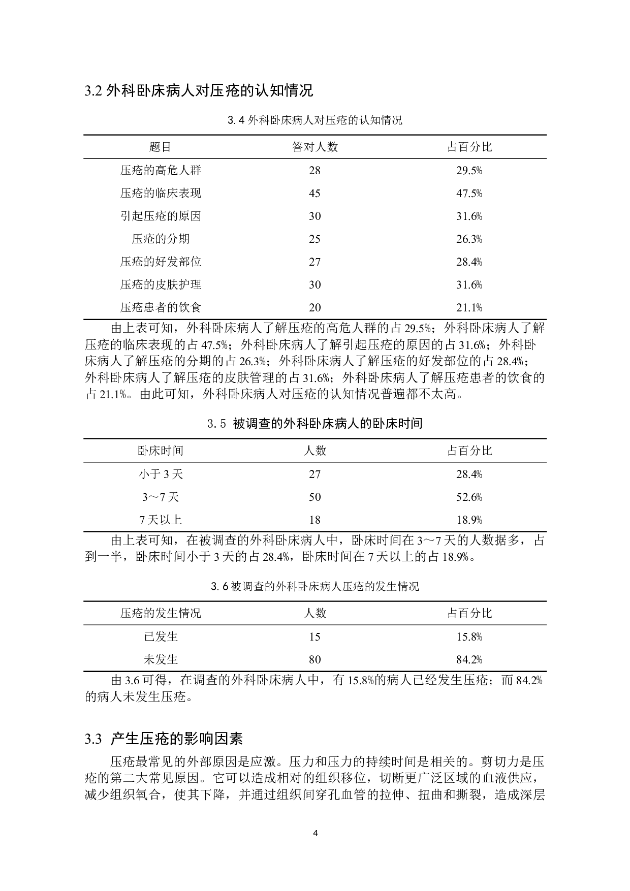 外科卧床病人对压疮的认知情况及预防性护理的调查研究-9106字.doc 第7页