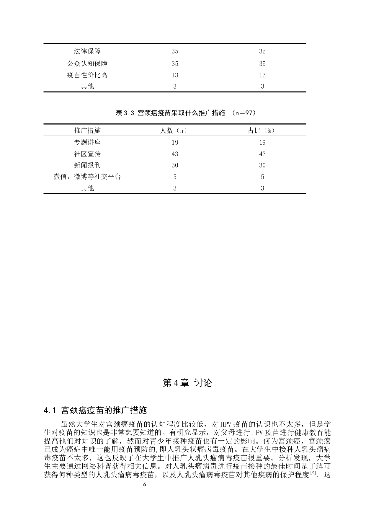 大学生对宫颈癌疫苗的认知和分析-9307字.docx 第9页