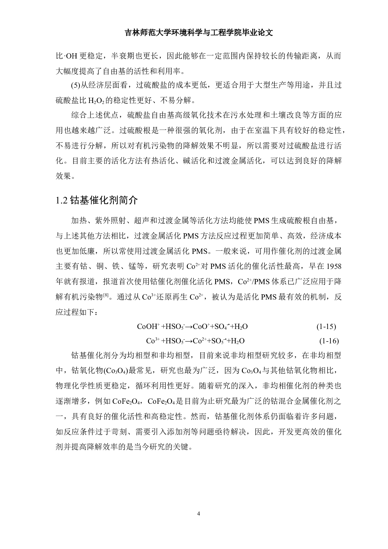 铁基催化剂在硫酸盐自由基高级氧化技术中的研究进展-12191字.doc 第7页