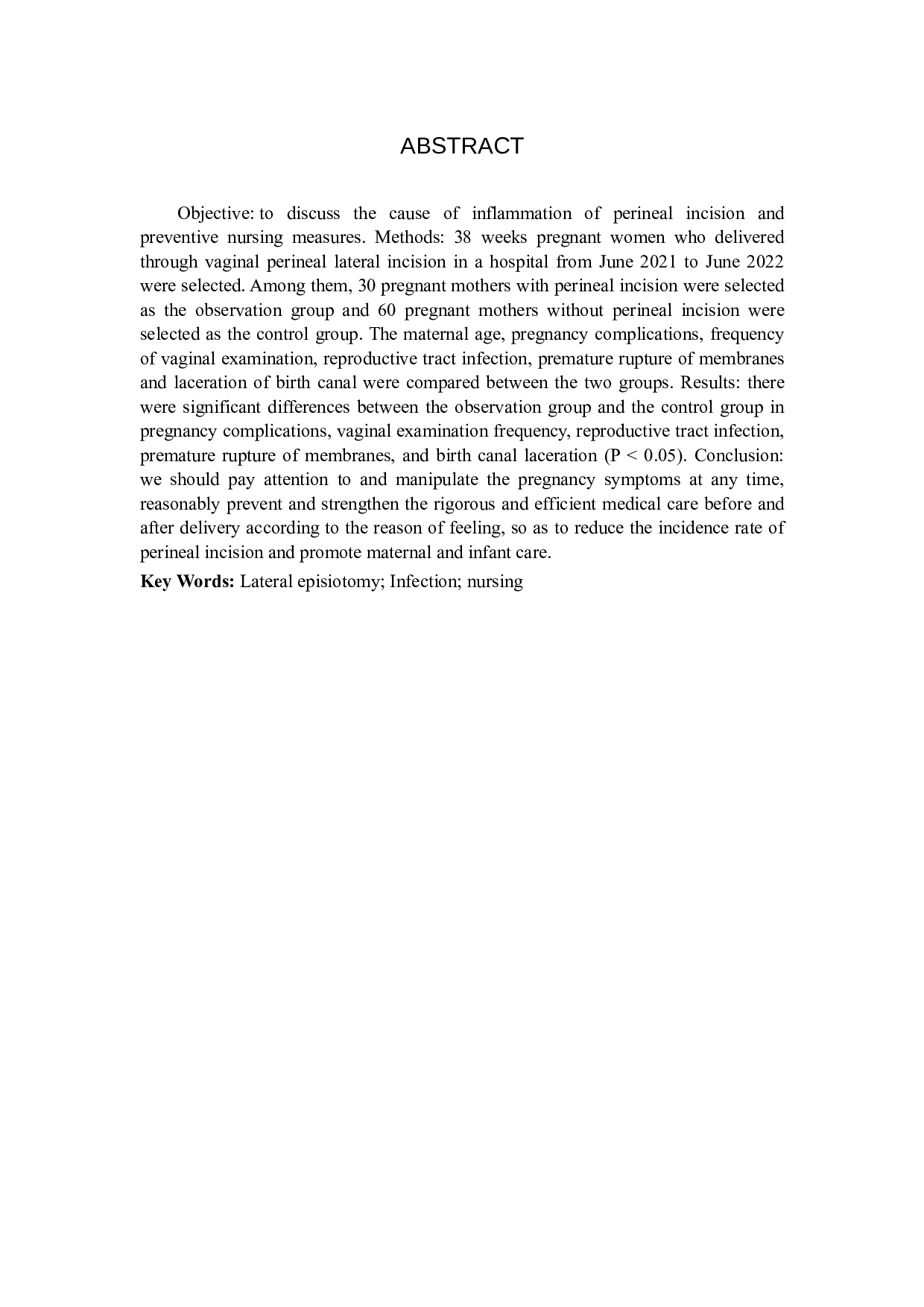 会阴侧切术后切口感染的原因分析及预防护理对策-8269字.docx 第2页