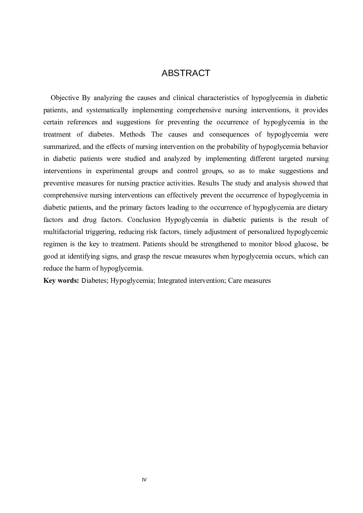 综合护理对糖尿病低血糖患者的效果探究-8849字.docx 第2页