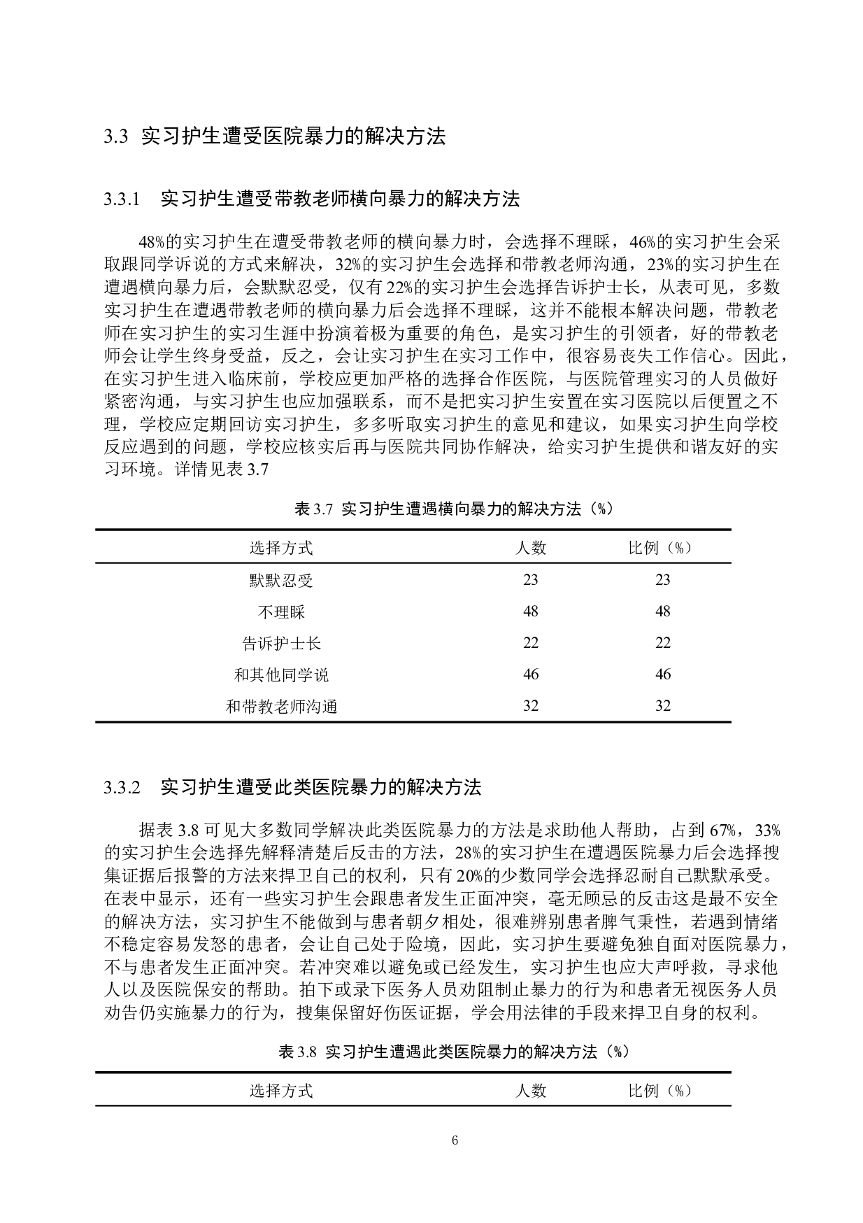 实习护生对医院暴力的认知现状调查&mdash;&mdash;以河北医科大学第三人民医院为例-9418字.docx 第9页