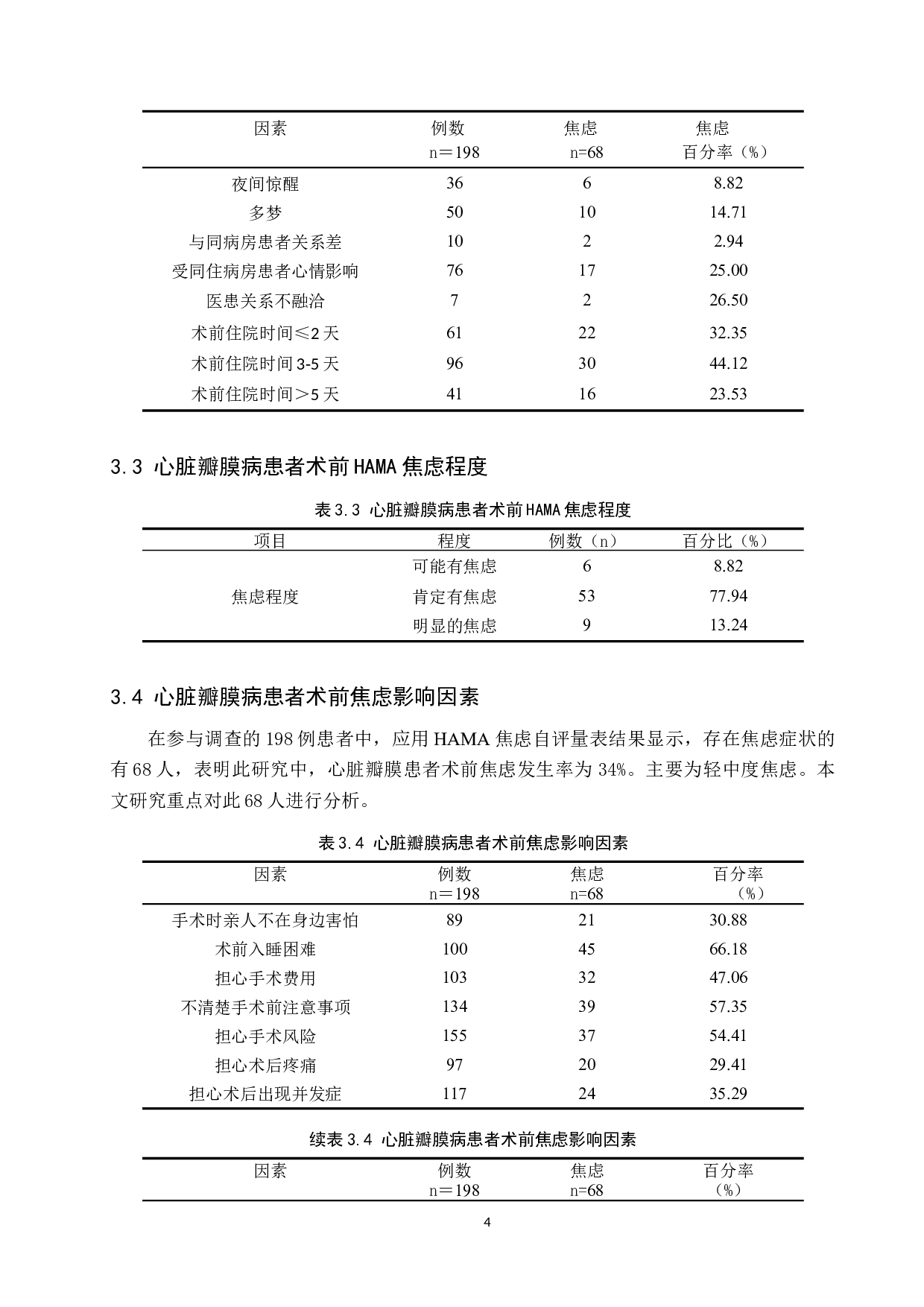 心脏瓣膜患者术前焦虑情绪影响因素分析及对策-以北京阜外医院为例-9557字.docx 第8页