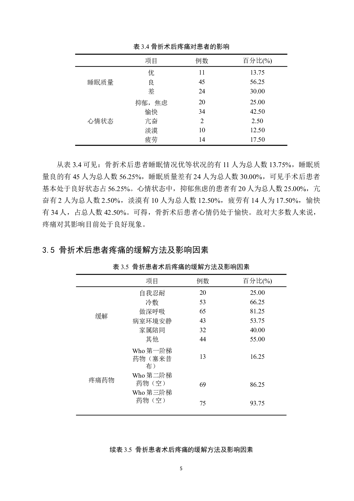 骨折患者术后疼痛现状调查及原因分析--以河北医科大学第三医院为例-8720字.docx 第8页