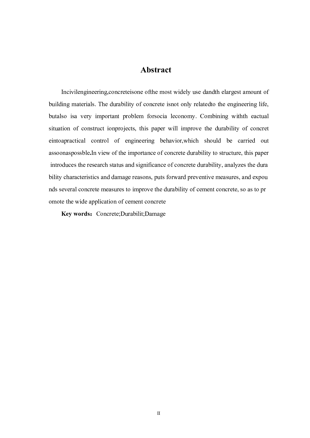 论提高混凝土结构耐久性的重要性-4806字.pdf 第1页