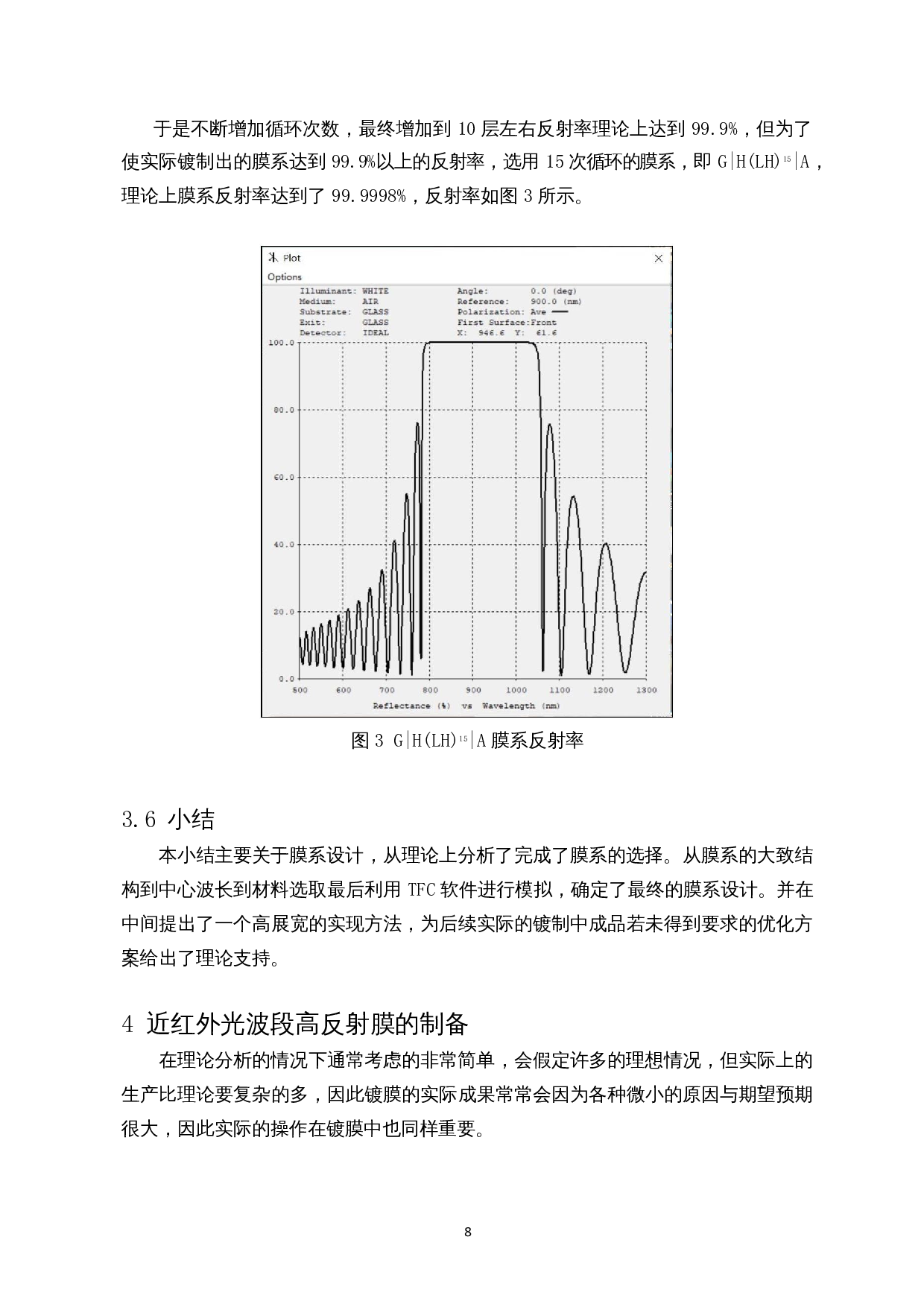 近红外光波段高反射膜设计与制备-7933字.docx 第9页
