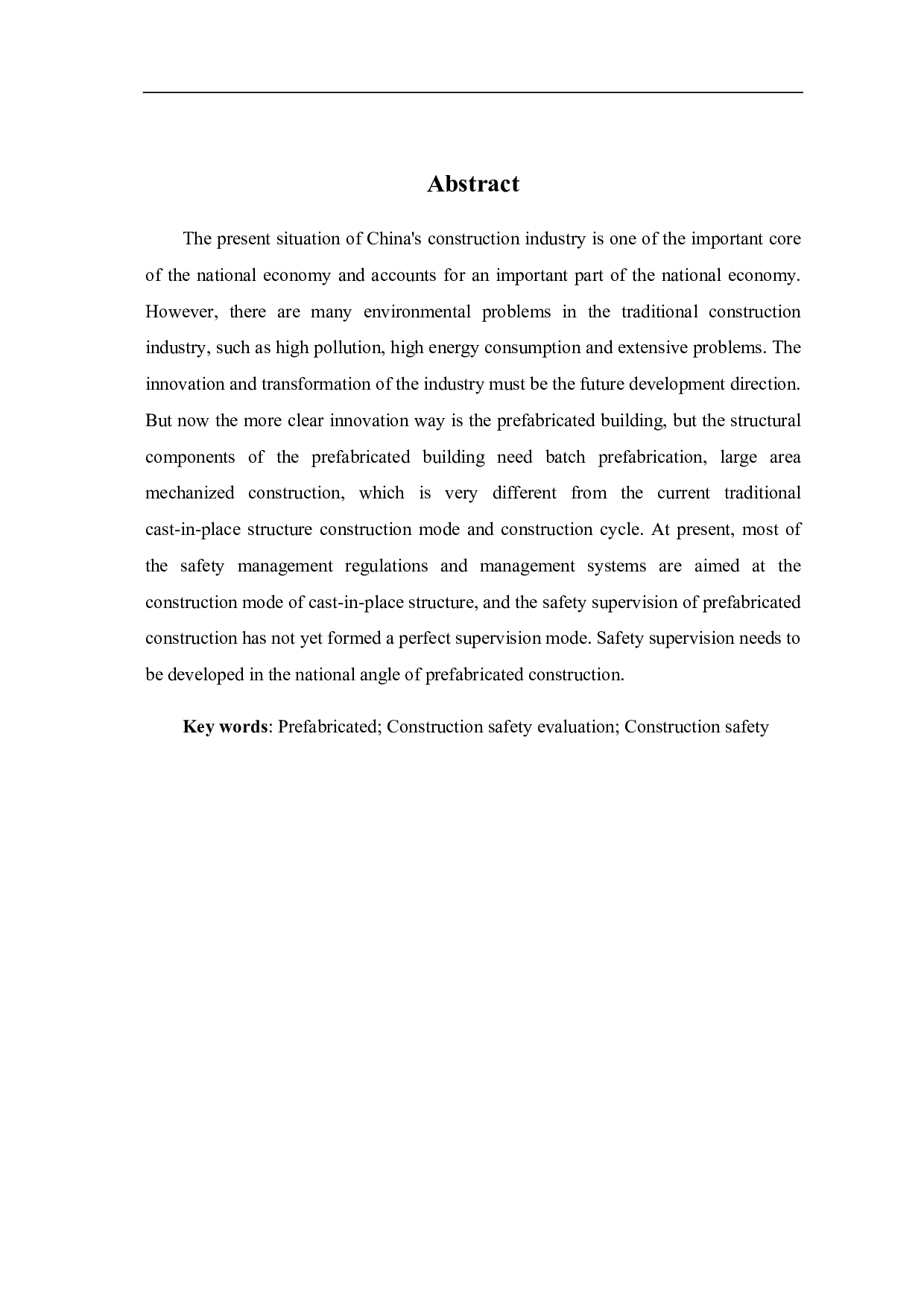 装配式建筑的施工安全评价及对策研究-4235字.pdf 第1页