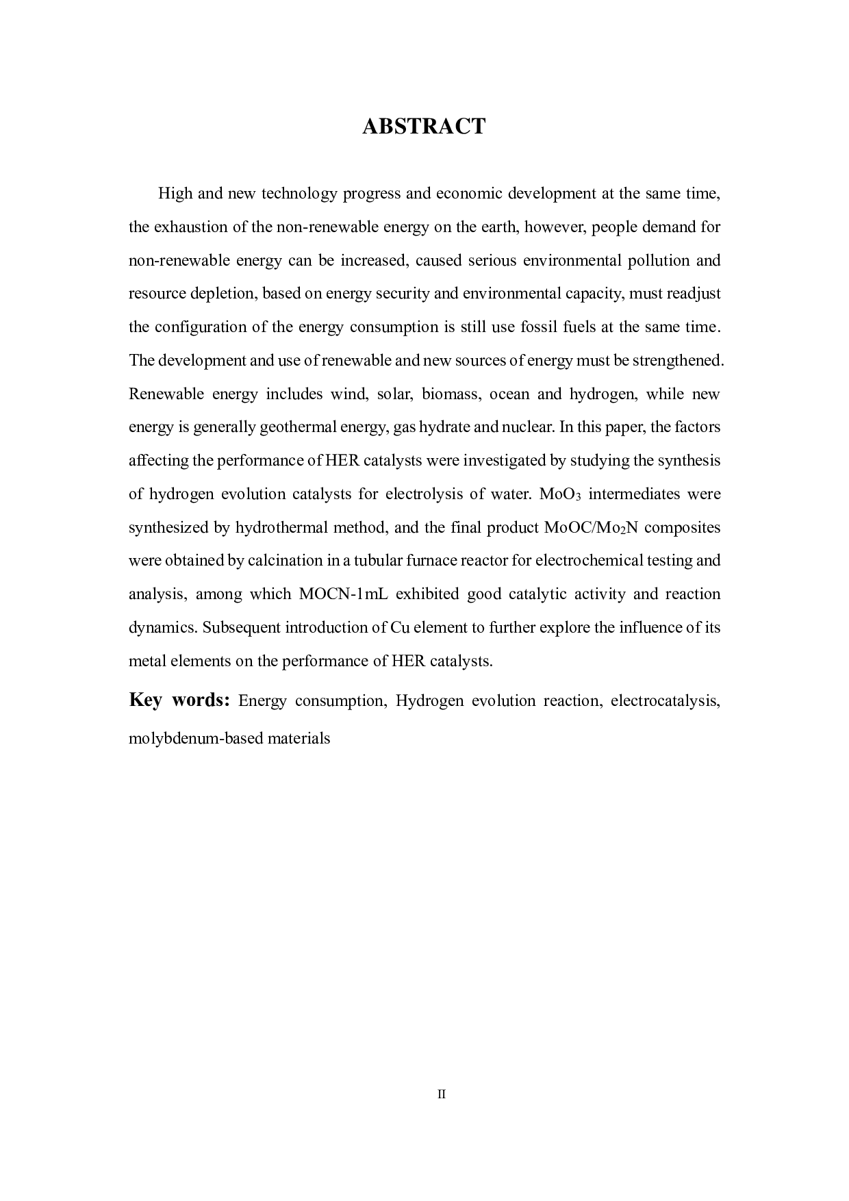 纳米棒状 MoOCMo2N基复合材料用于全pH值析氢反应-16595字.pdf 第2页