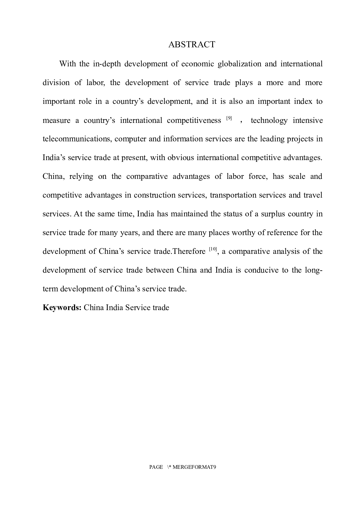 中印服务贸易对比研究-8246字.docx 第4页