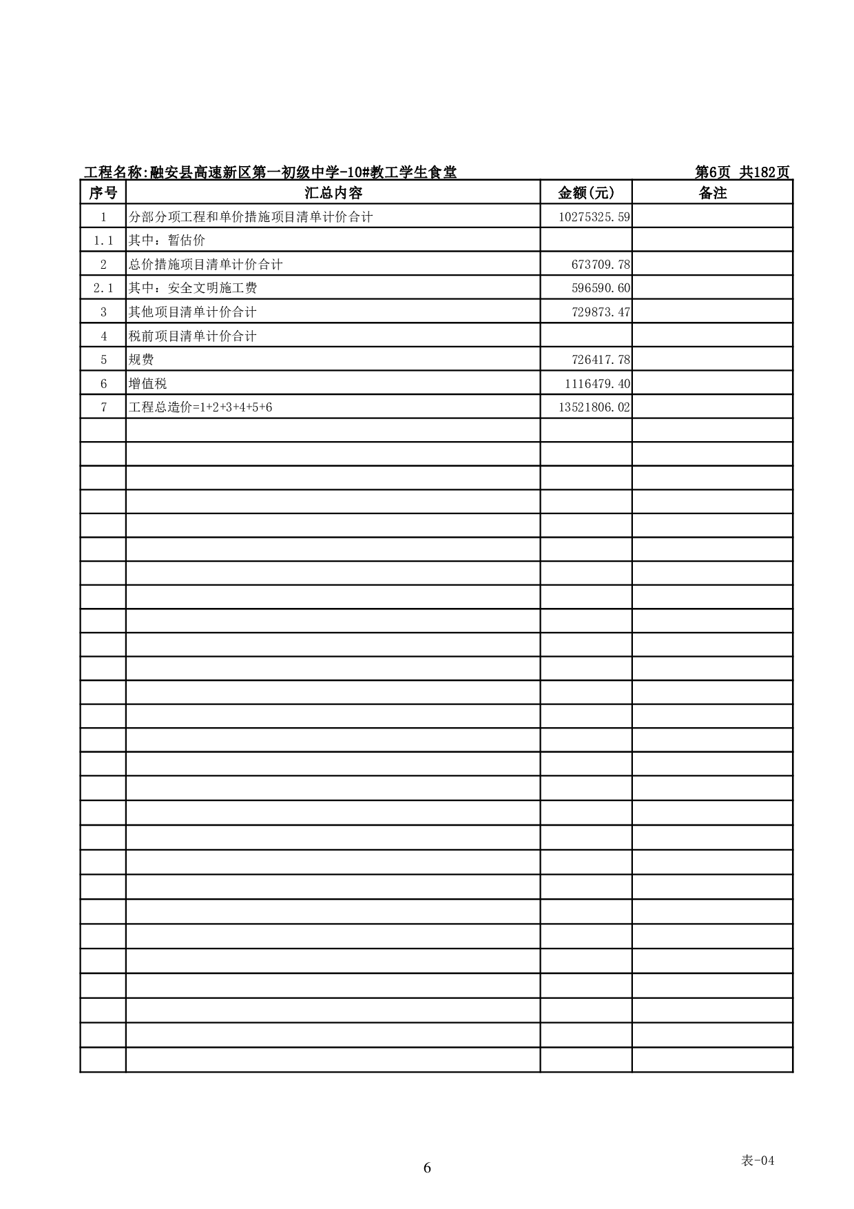 融安县高速新区第一初级中学-10#教工学生食堂施工图预算-69273字.pdf 第10页
