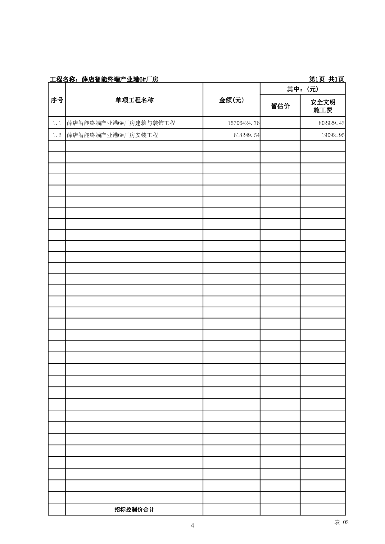 薛店智能终端产业港6#厂房施工图预算-29796字.pdf 第8页