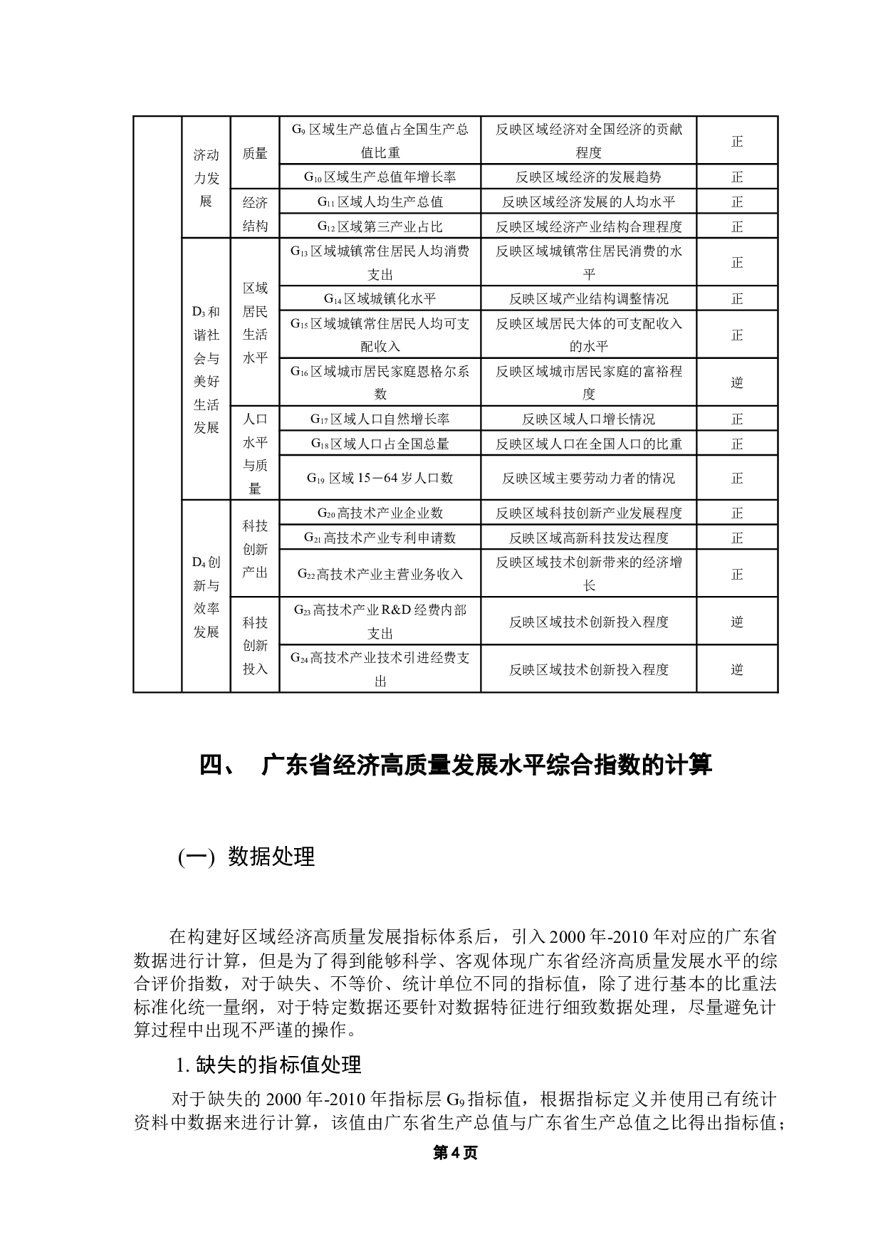 广东省经济高质量发展指标体系及测度研究-9290字.docx 第9页