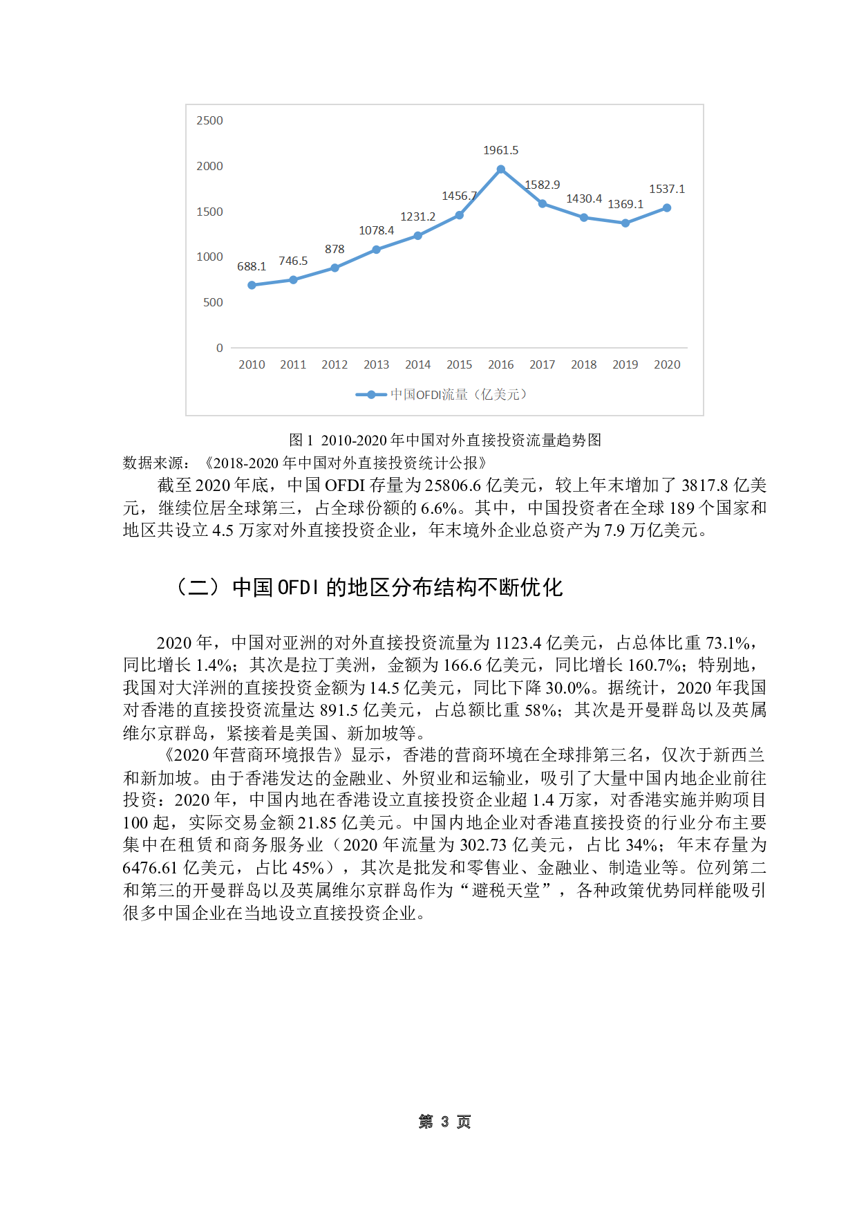 东道国营商环境对中国OFDI的影响研究-7506字.docx 第7页