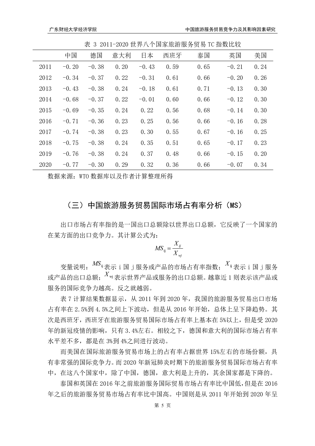 中国旅游服务贸易竞争力及其影响因素研究-8274字.pdf 第8页