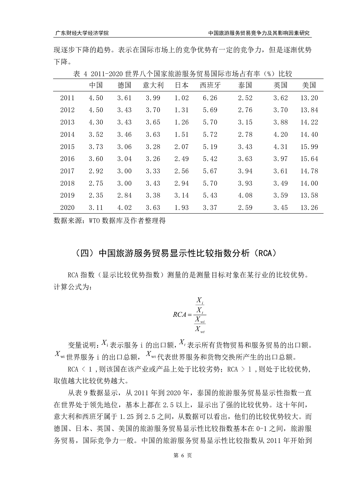 中国旅游服务贸易竞争力及其影响因素研究-8274字.pdf 第9页