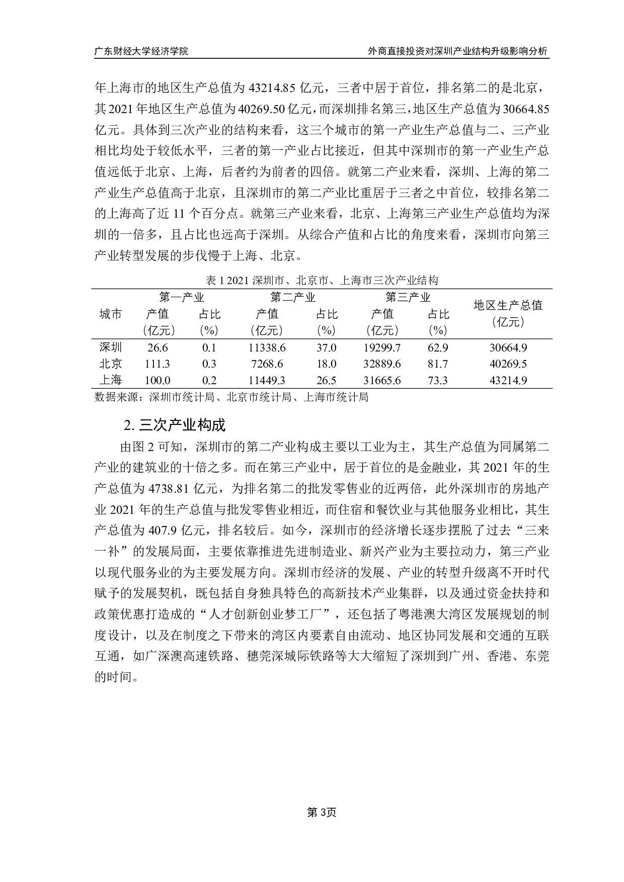 外商直接投资对深圳市产业结构影响分析-11875字.pdf 第6页
