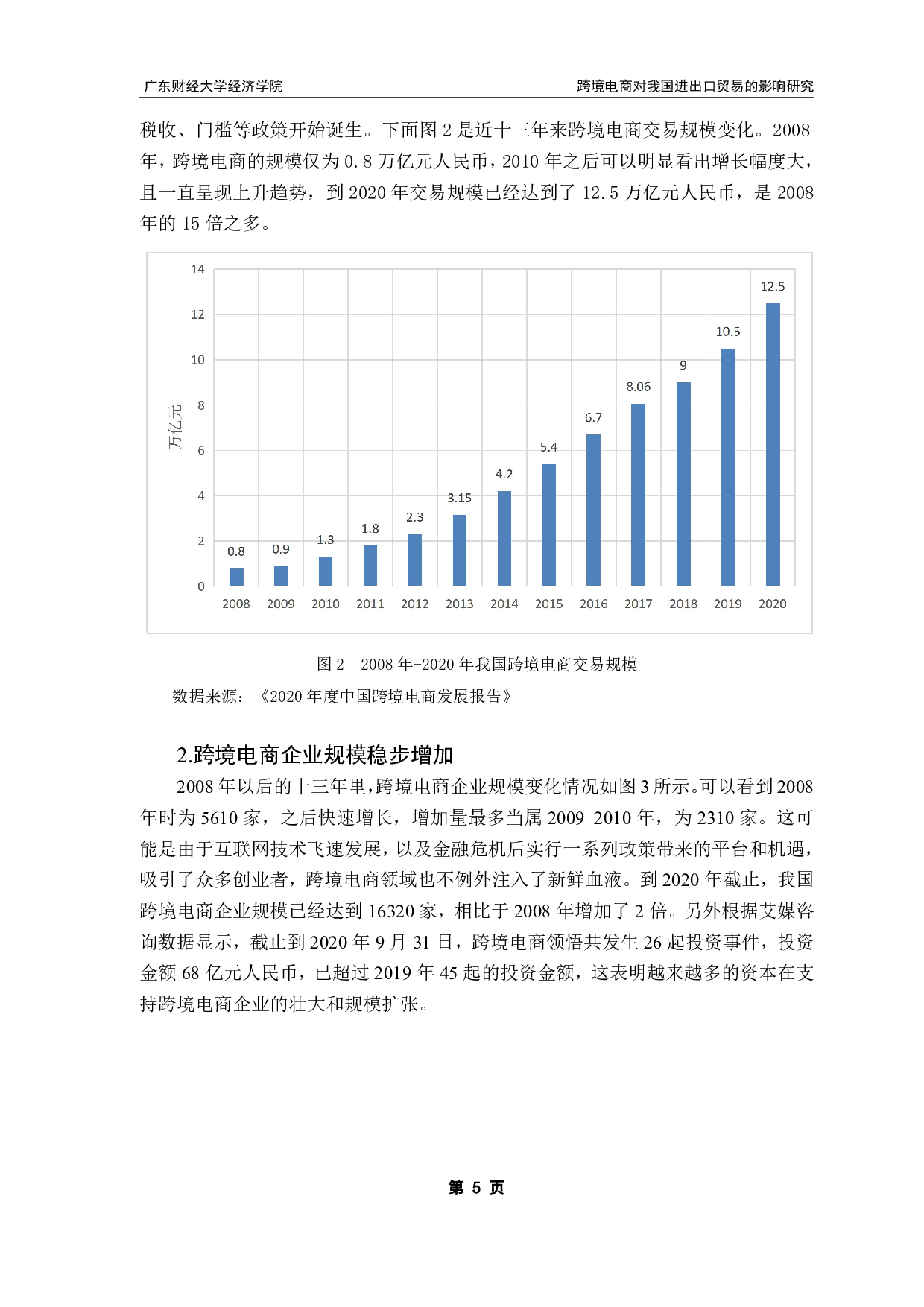 跨境电商对我国进出口贸易的影响研究-9508字.pdf 第8页