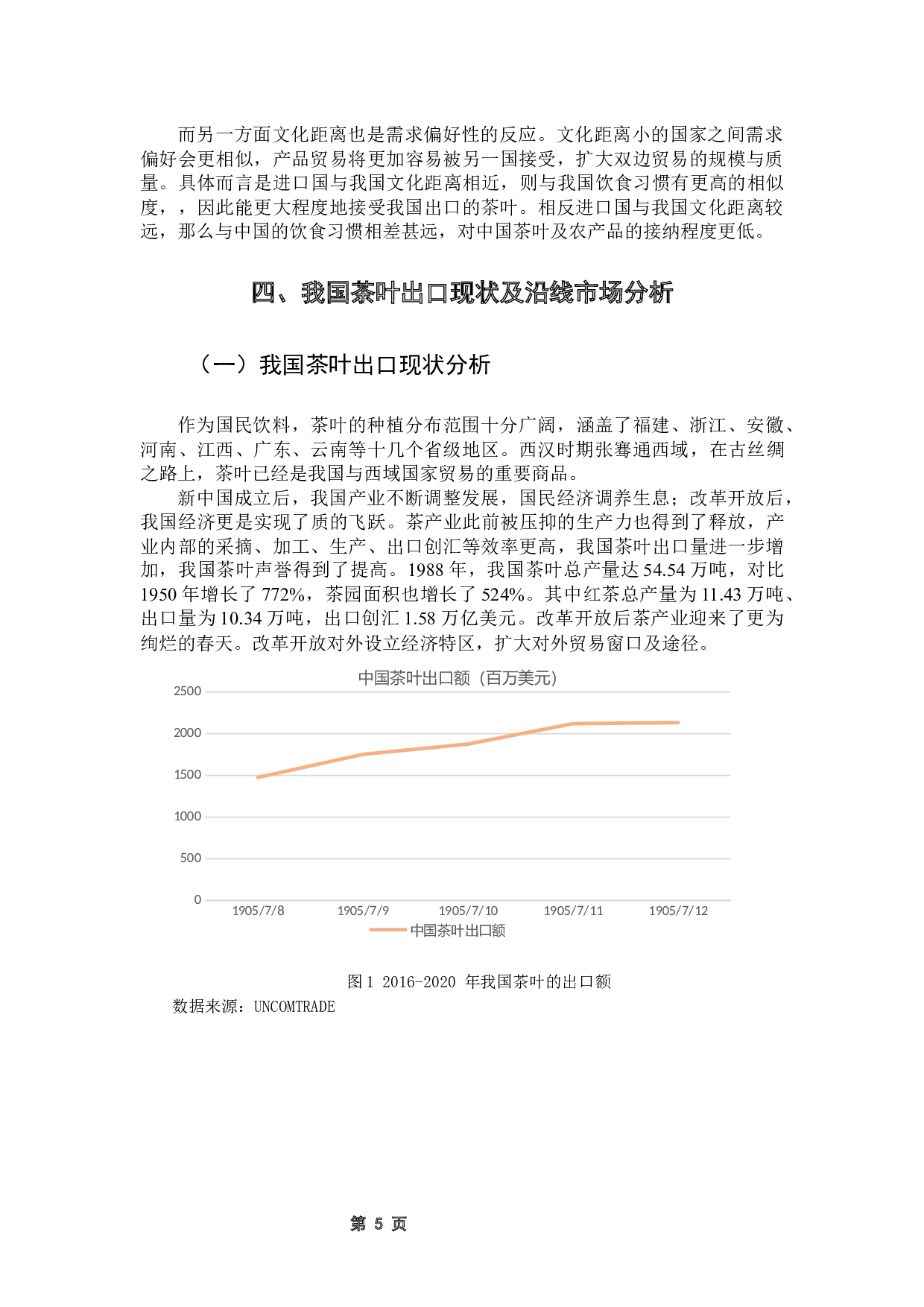 文化距离对中国茶叶出口到&ldquo;一带一路&rdquo;沿线国家的影响研究-14890字.docx 第10页