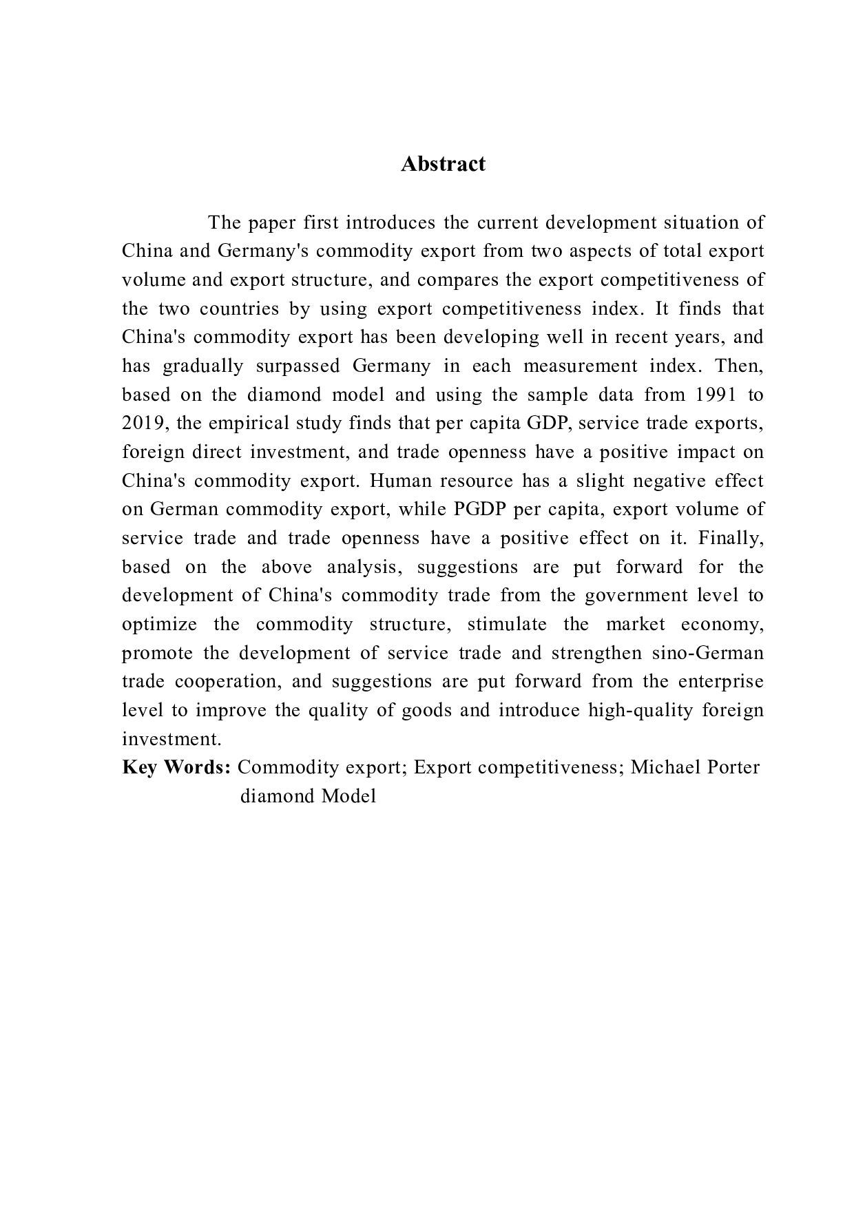 中德商品出口贸易规模影响因素比较研究-14686字.pdf 第2页