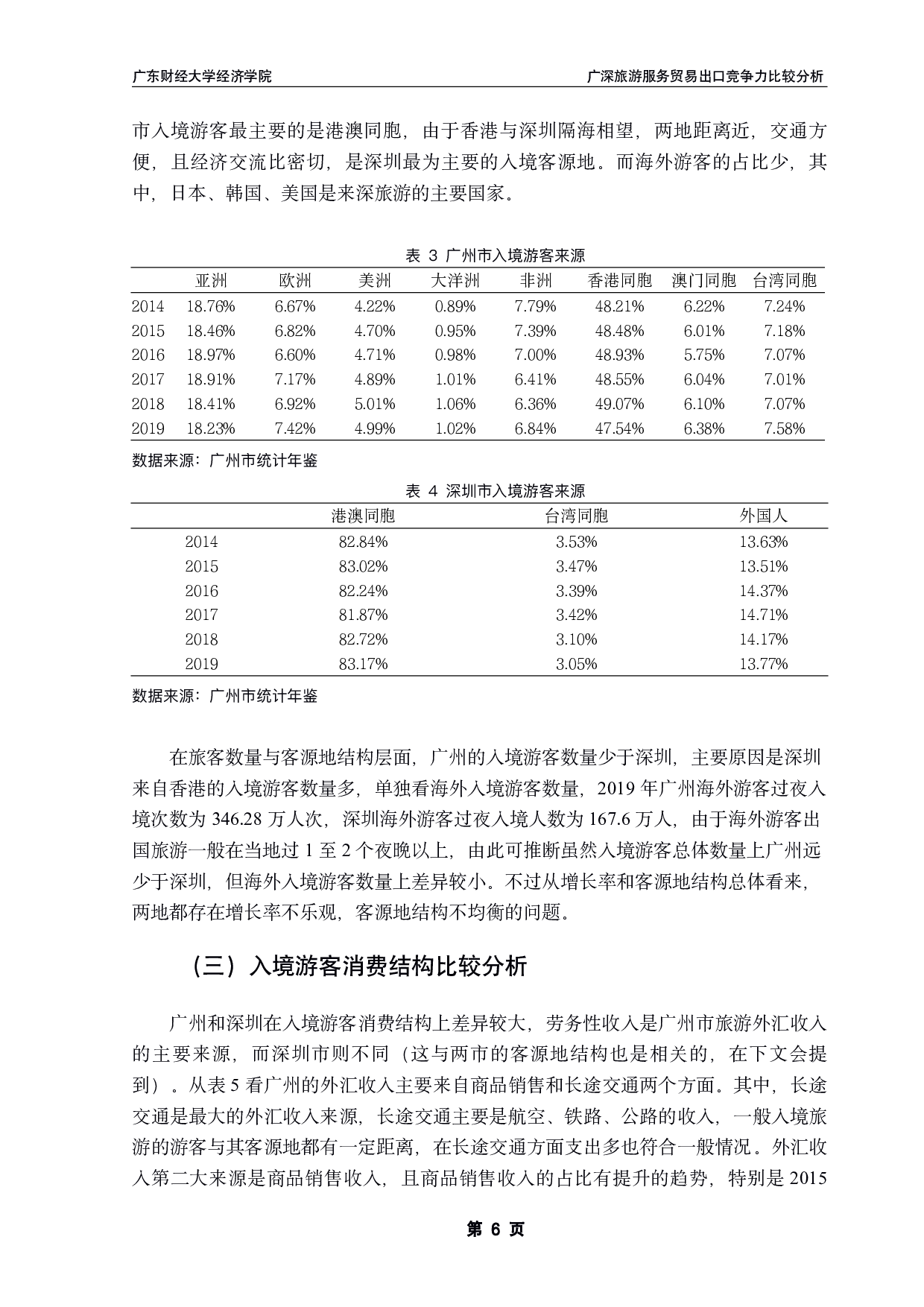 广深旅游服务贸易出口竞争力比较分析-17274字.pdf 第9页