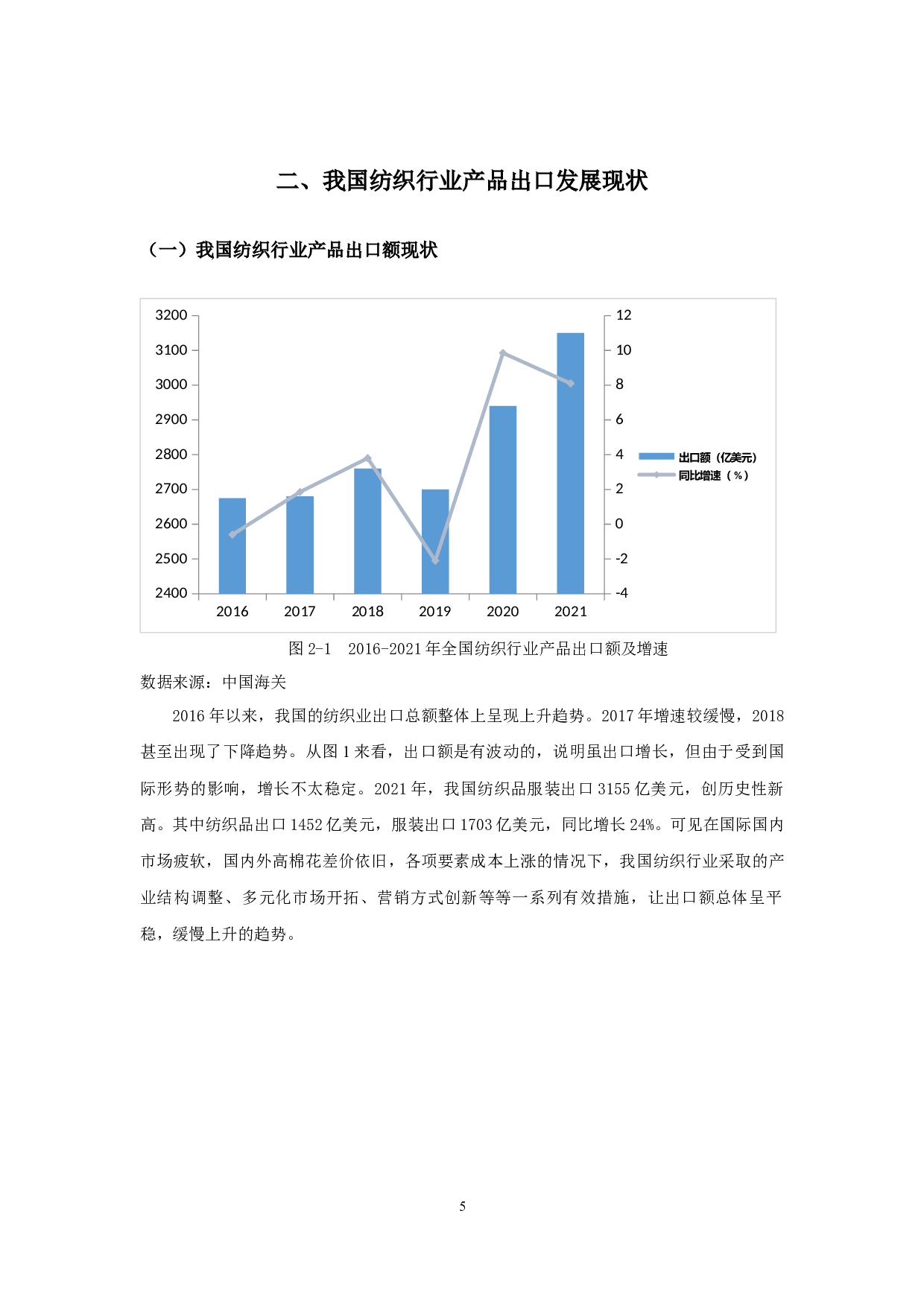 低碳经济视角下我国纺织行业产品出口竞争力研究-12460字.docx 第7页