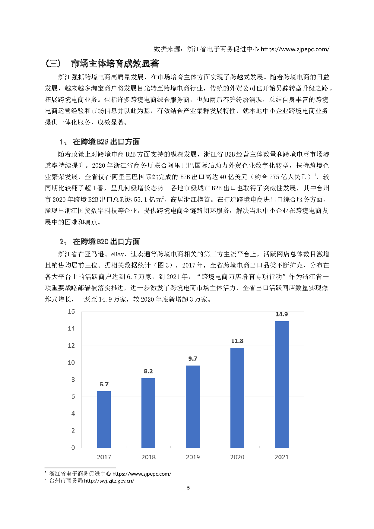 浙江省跨境电商发展的现状、问题和对策研究-10911字.docx 第5页
