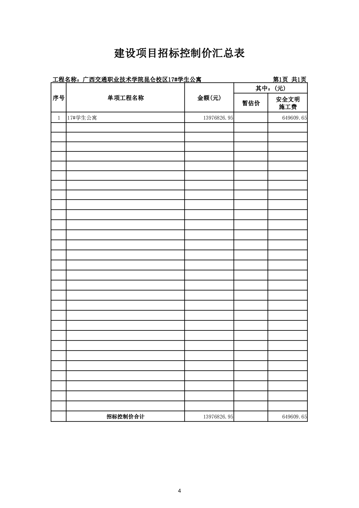 昆仑校区17#学生公寓施工图预算-55996字.pdf 第9页