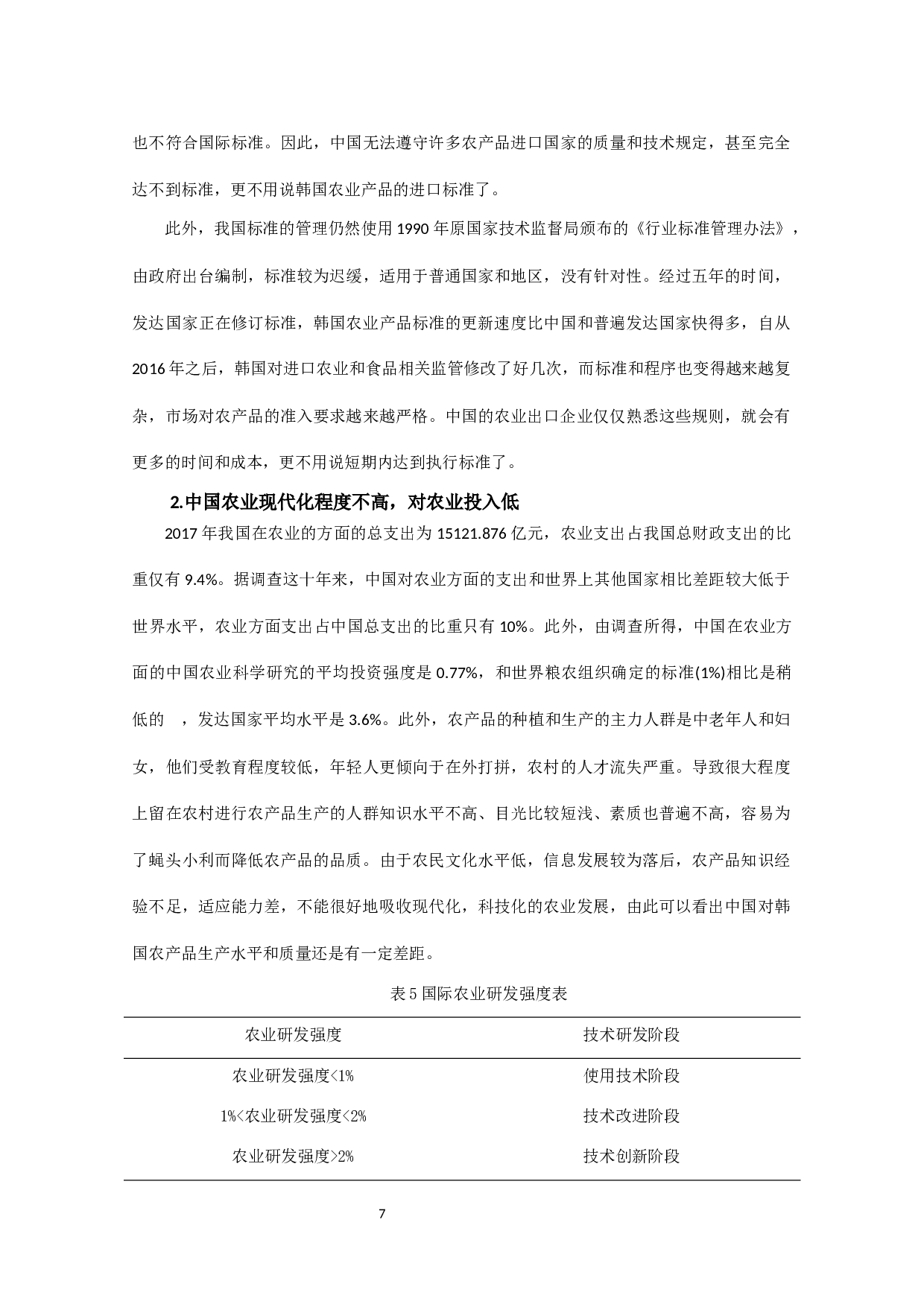 中国对韩国农产品出口贸易问题及对策研究-11848字.docx 第9页