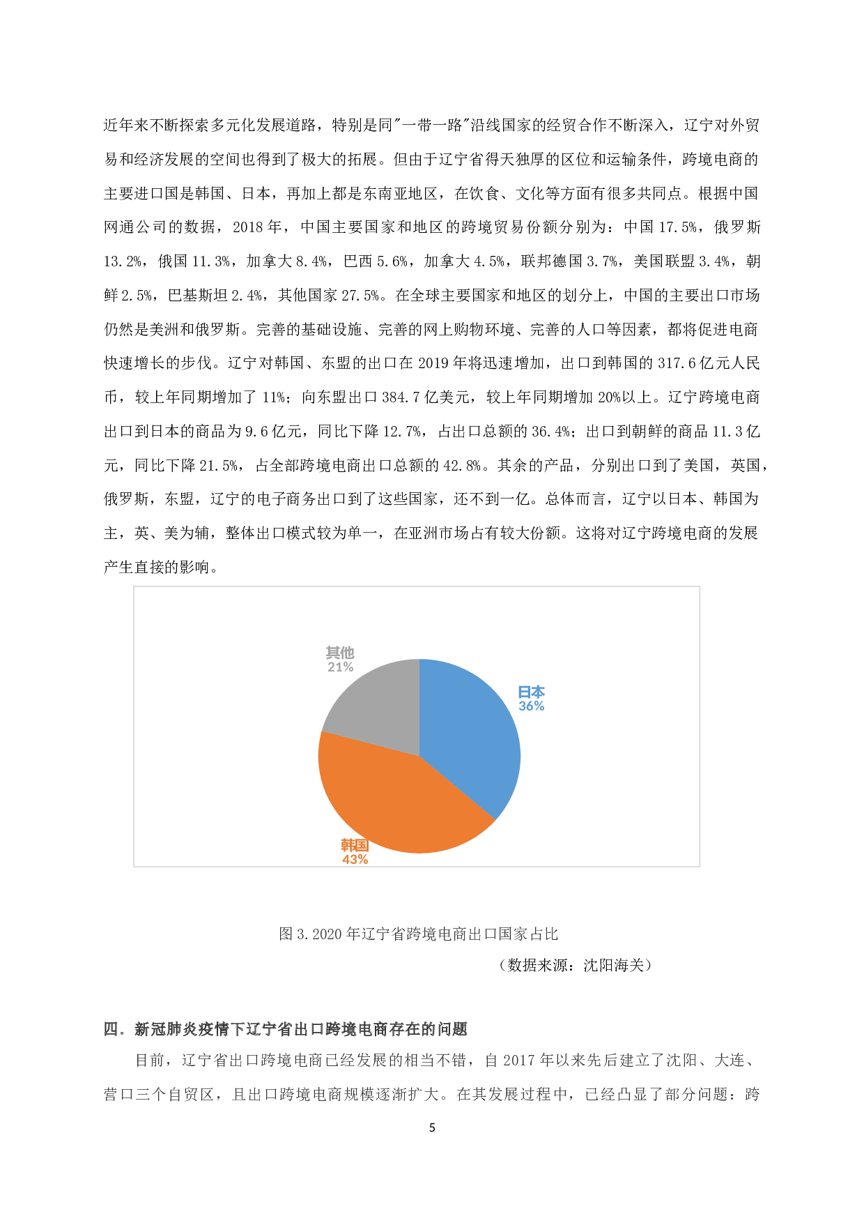 新冠疫情下辽宁省出口跨境电商的问题及对策分析-10557字.docx 第7页